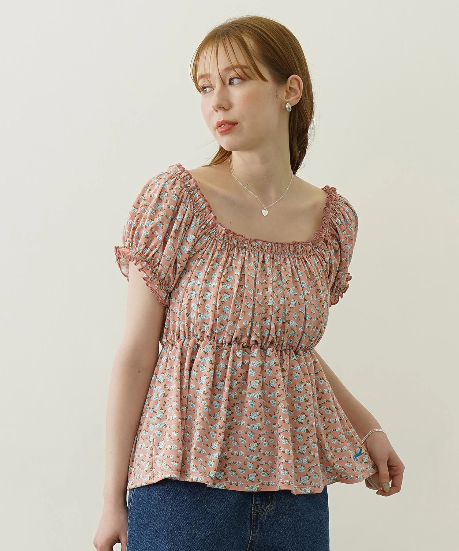 FLORAL PATTERN PUFF SLEEVE BLOUSE - Image 32