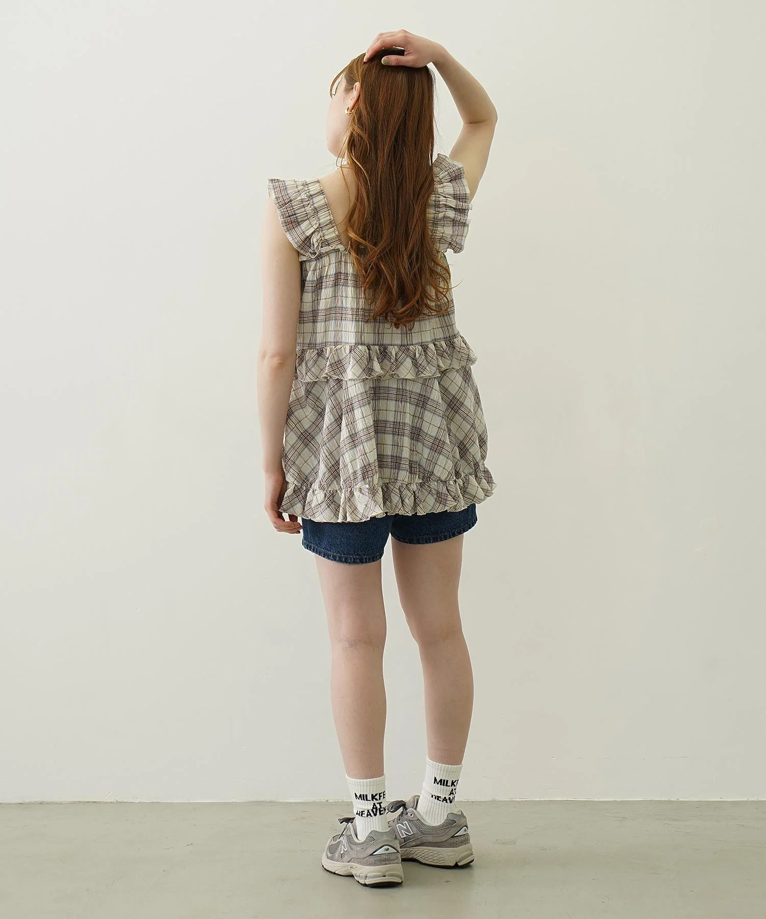 PLAID TIERED TOP - Image 15