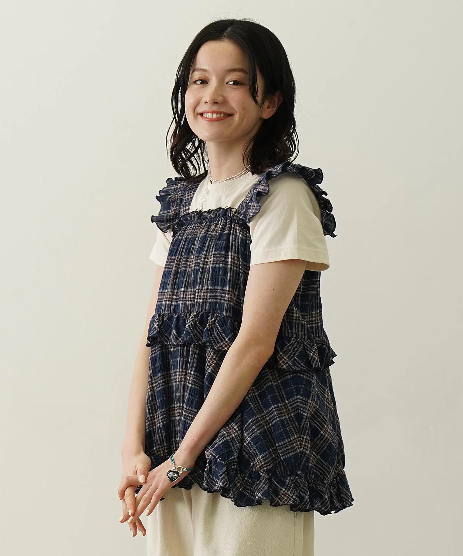 PLAID TIERED TOP - Image 28