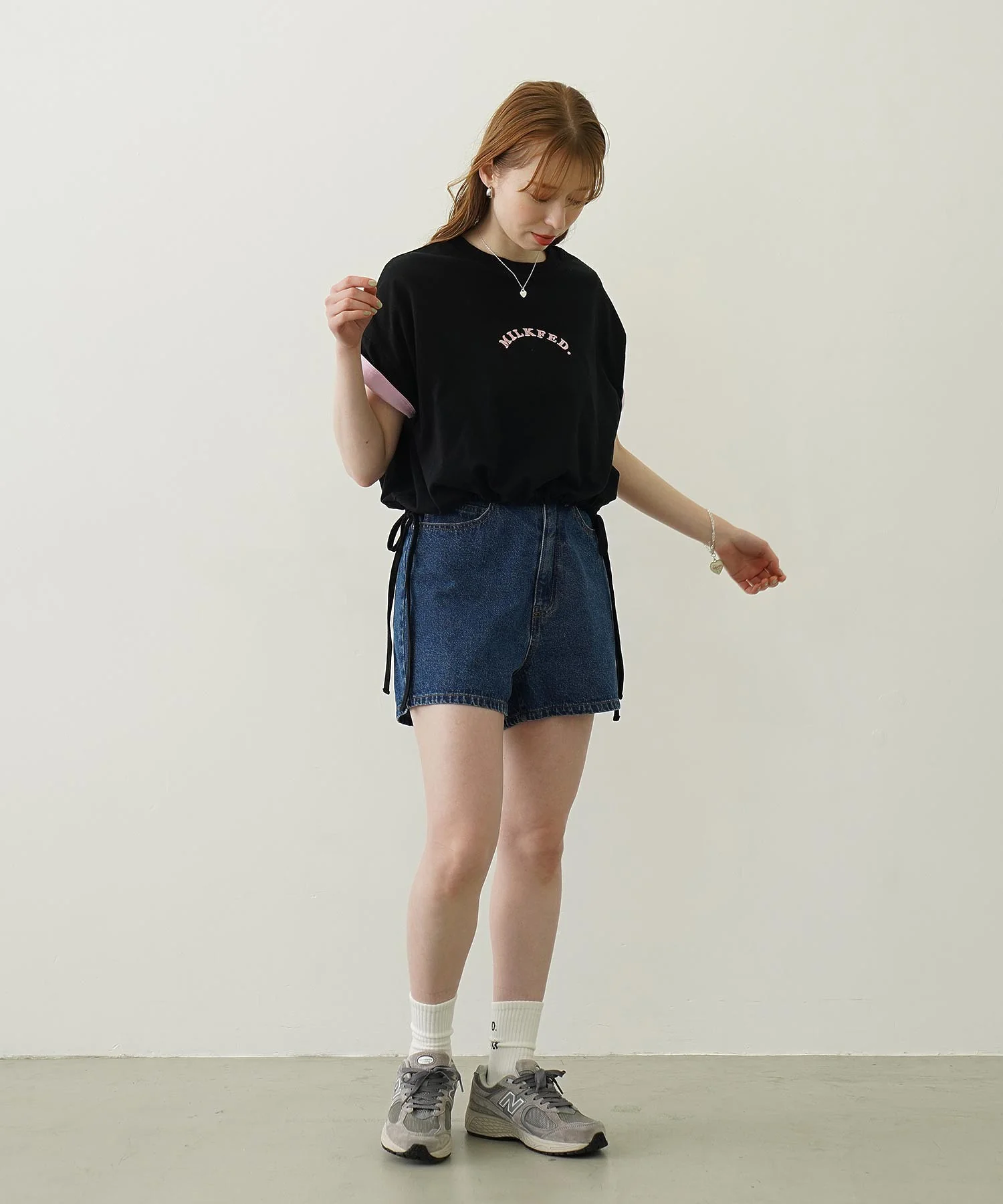 COLORED SLEEVE EDGE S/S TOP - Image 12