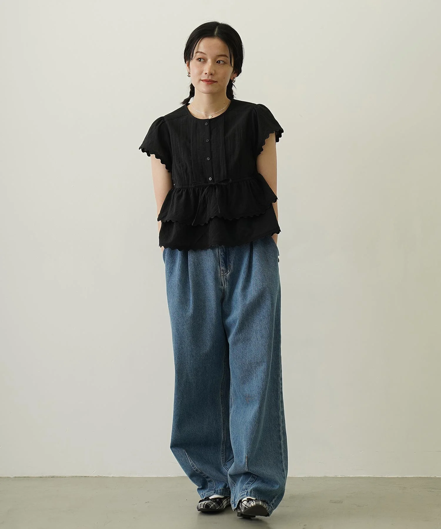 FRILL AND LACE BLOUSE - Image 26