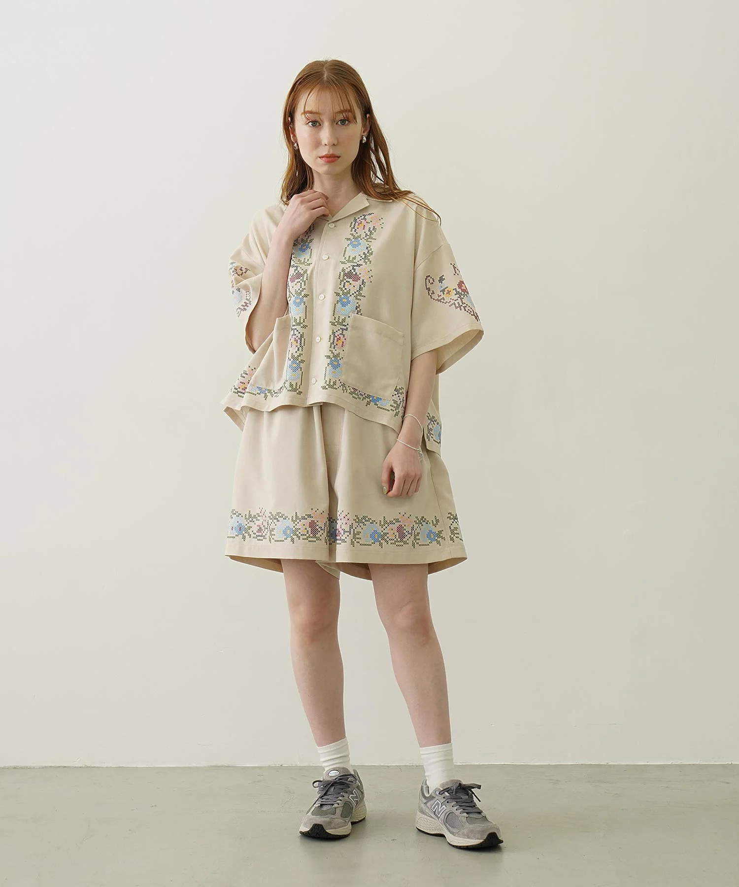 CROSS STITCH STYLE SHIRT - Image 9