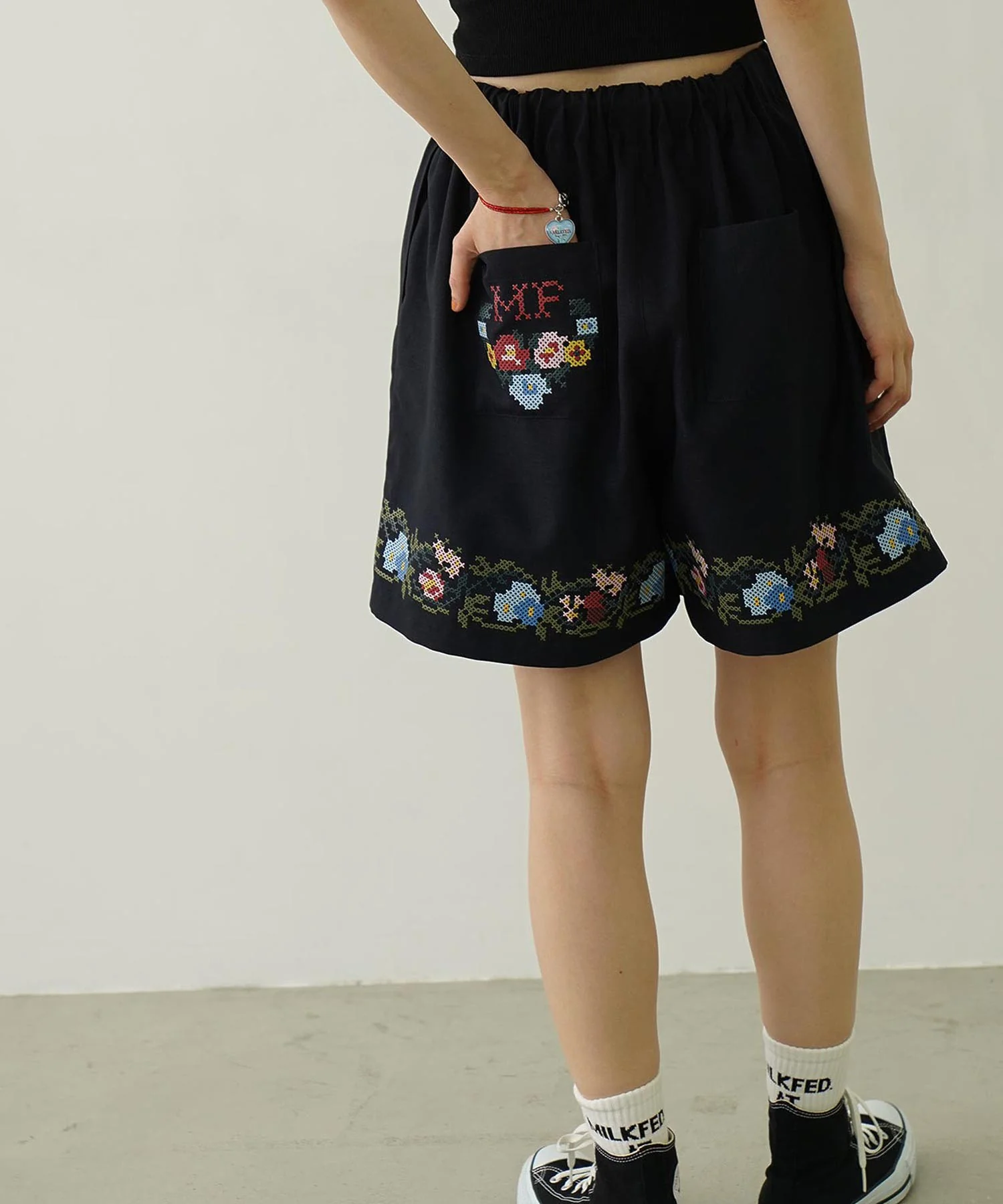 CROSS STITCH STYLE SHORTS - Image 9