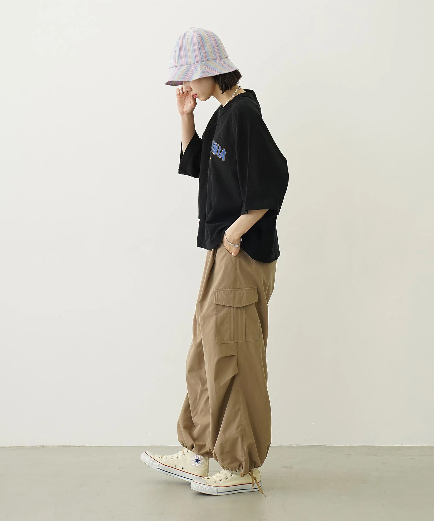 MILITARY WIDE LEG PANTS - Image 25