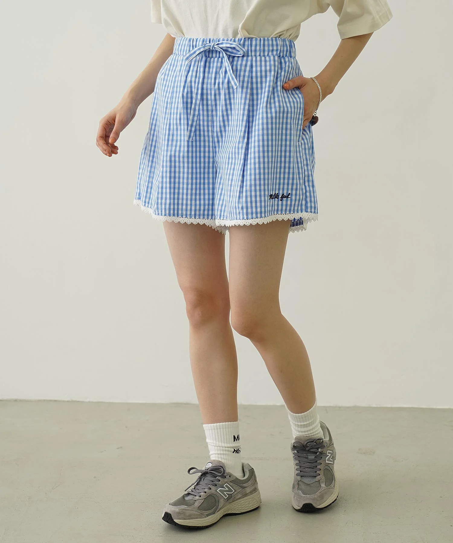 GINGHAM MINI SHORTS - Image 15