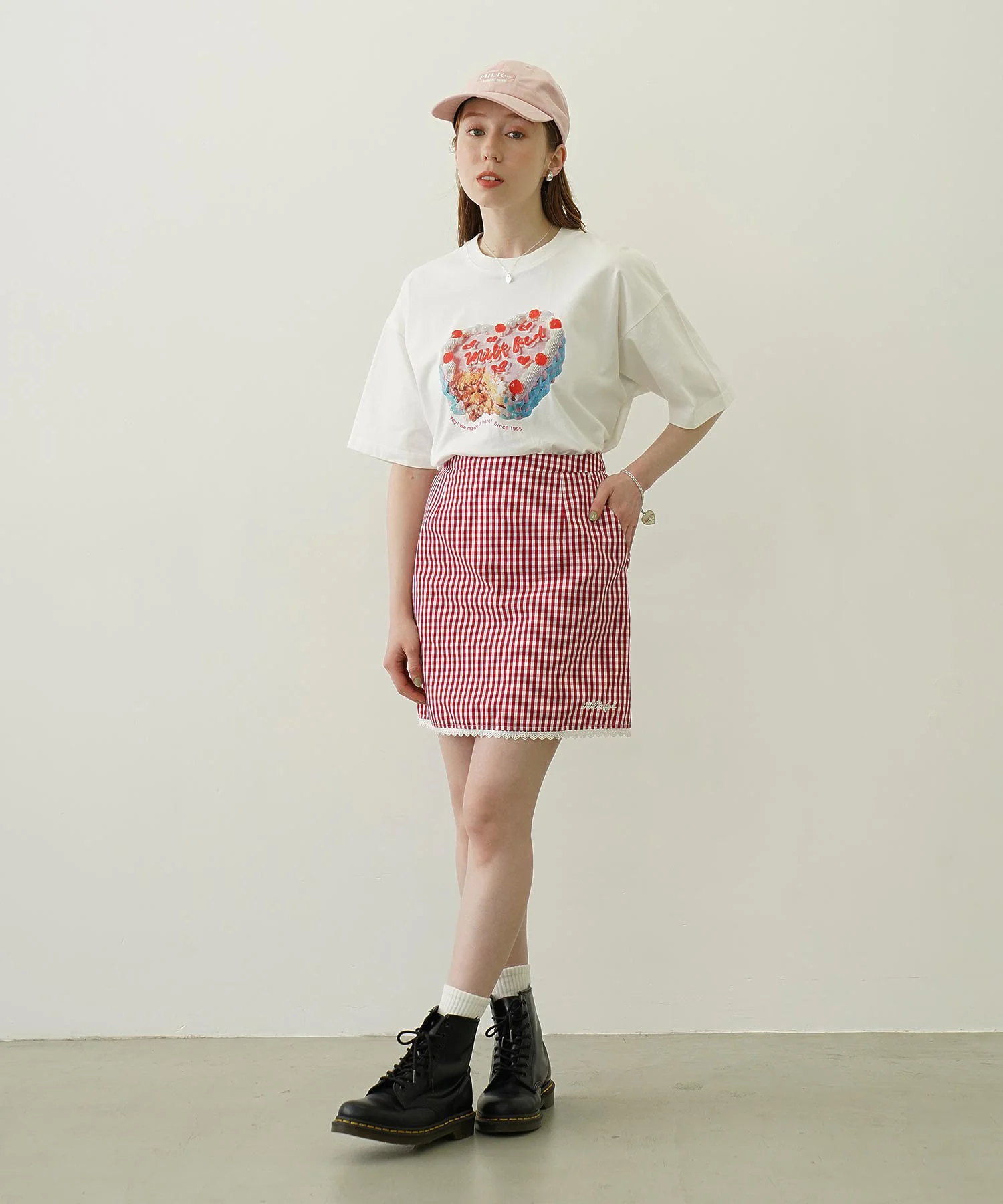 GINGHAM MINI SKIRT - Image 11