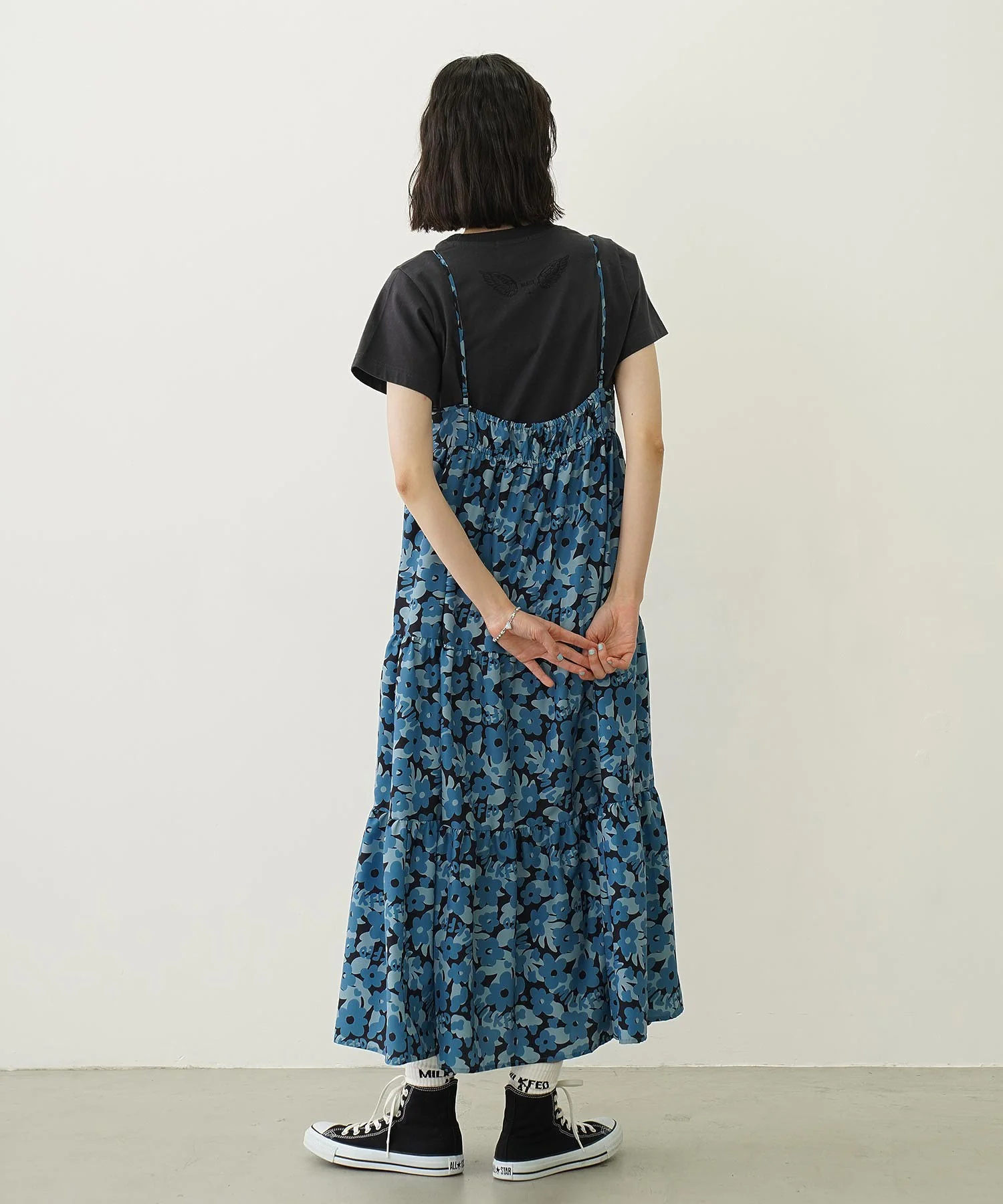 FLORAL ALL OVER PATTERN DRESS - Image 13