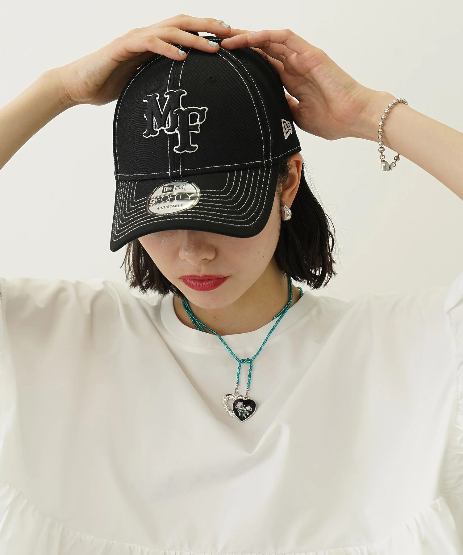 MILKFED.×NEWERA 9FORTY MF LOGO CAP - Image 7