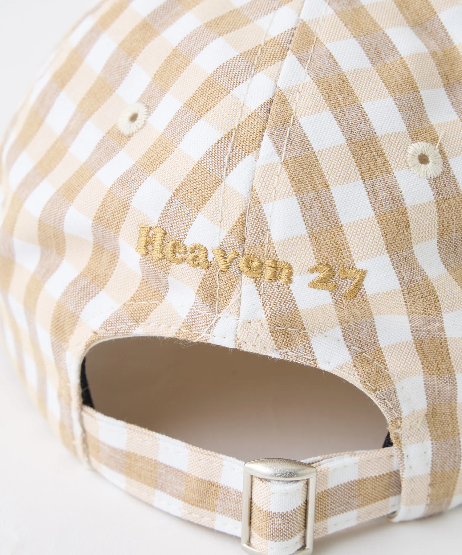 GINGHAM LOGO CAP - Image 28