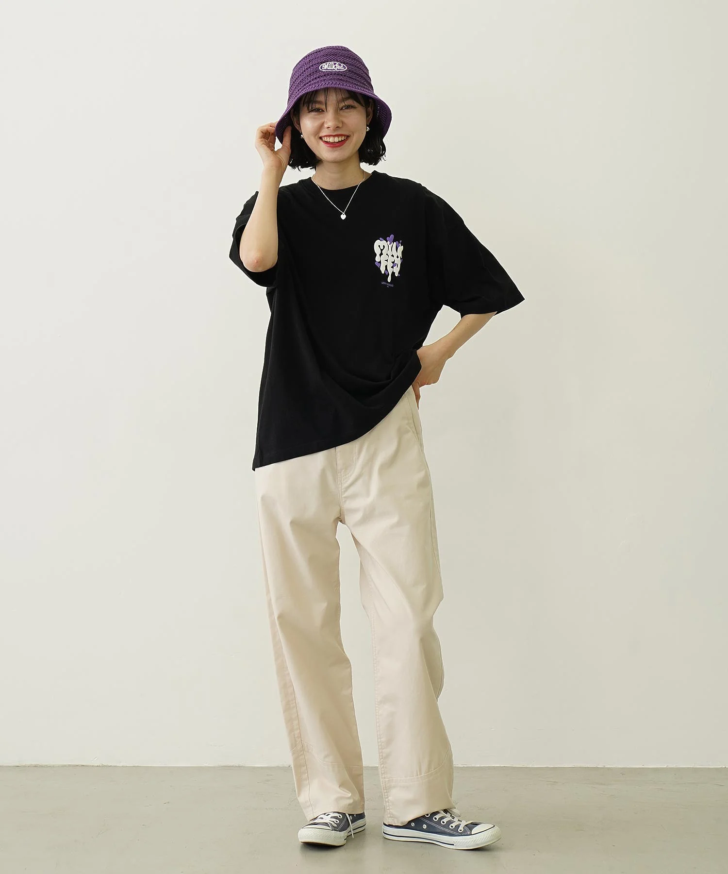 LOGO EMBROIDERY KNIT HAT - Image 5