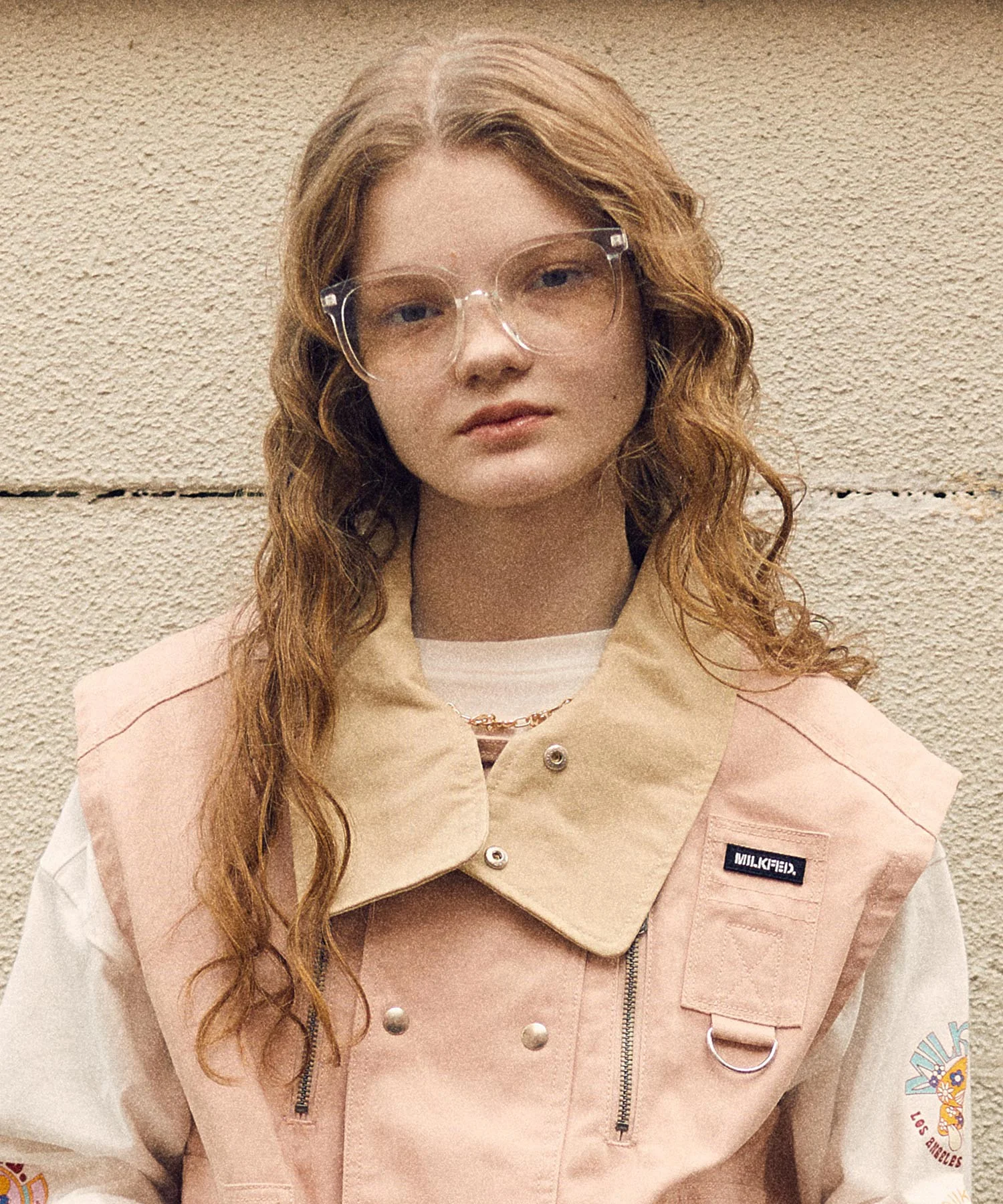 MILKFED. LOGO BIG SQUARE SUNGLASSES - Image 4