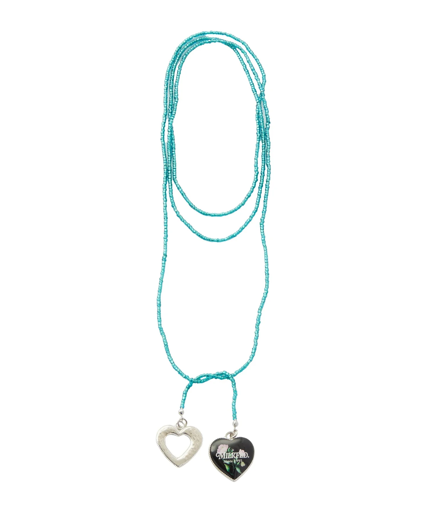 BEADS AND HEART CHARMS NECKLACE - Image 23