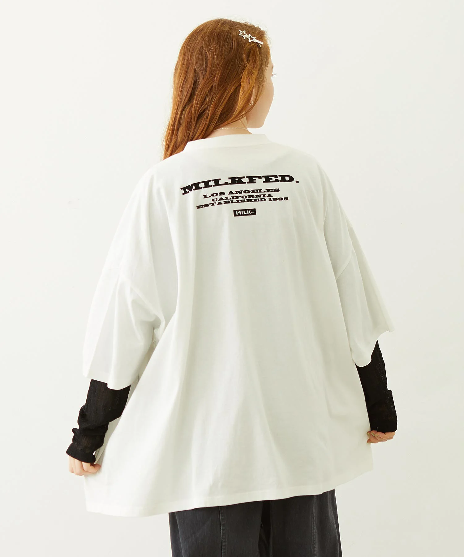 MILKFED. × PEANUTS JOE COOL COMIC BIG S/S TEE - Image 3
