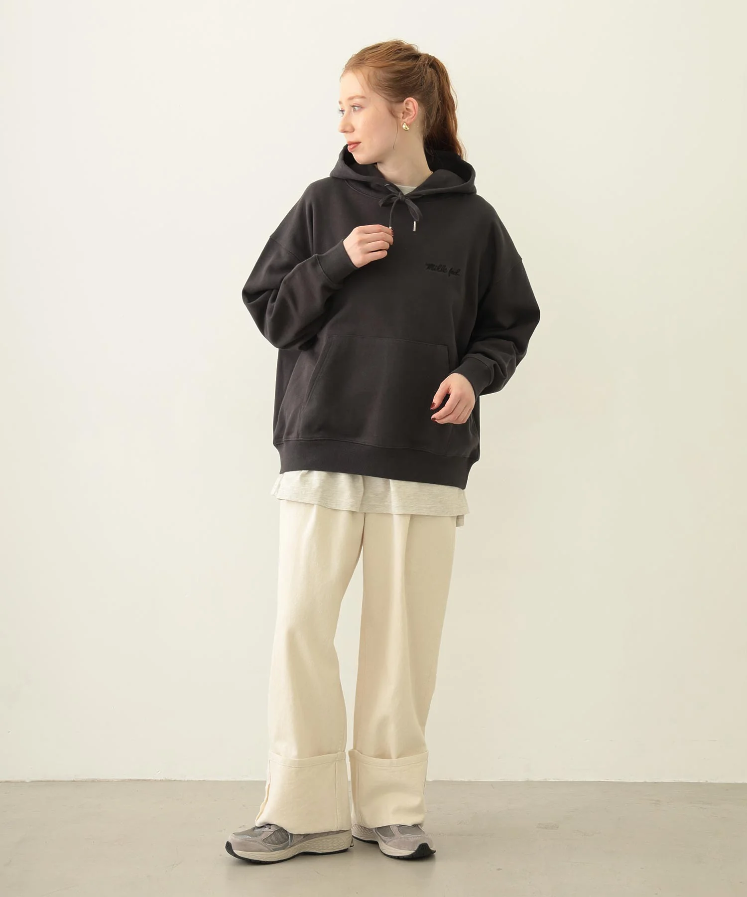 ICING LOGO WIDE SWEAT HOODIE - Image 28