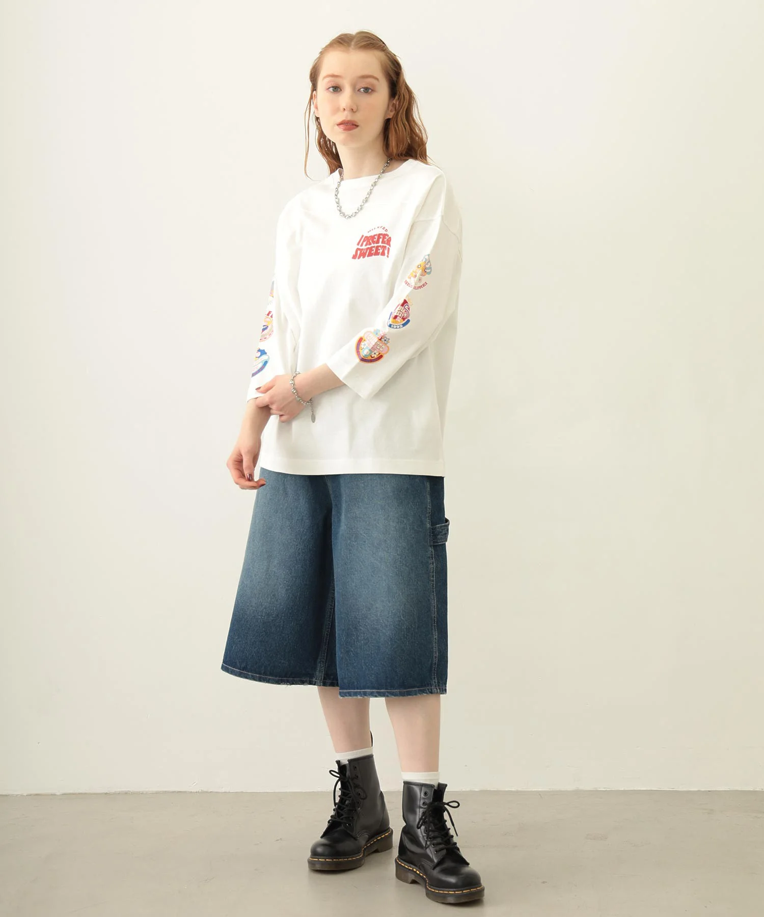 70S LOGO THREE QUARTER SLEEVE TOP - Image 13