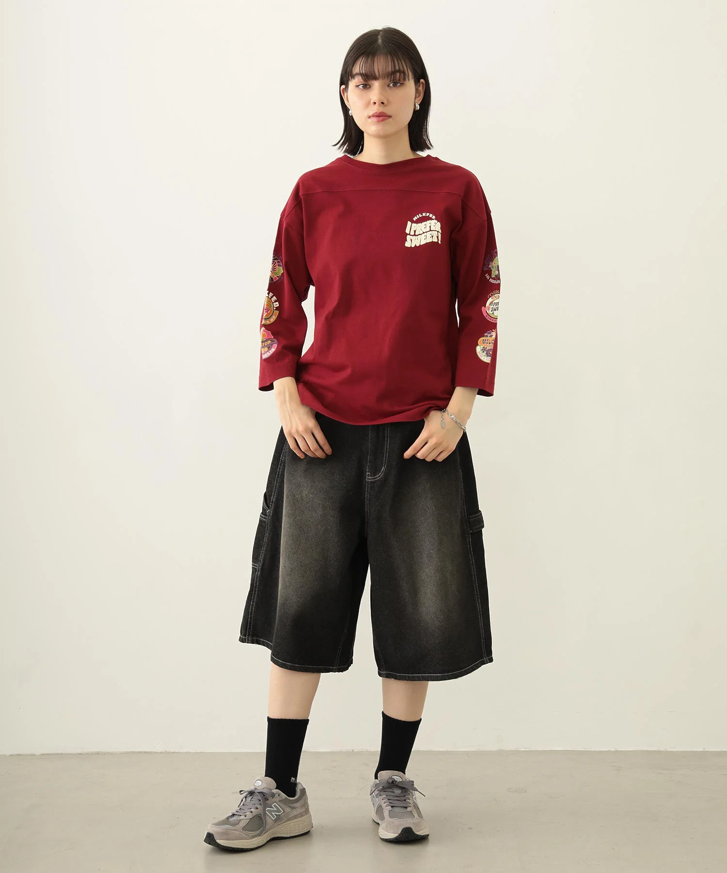 70S LOGO THREE QUARTER SLEEVE TOP - Image 33