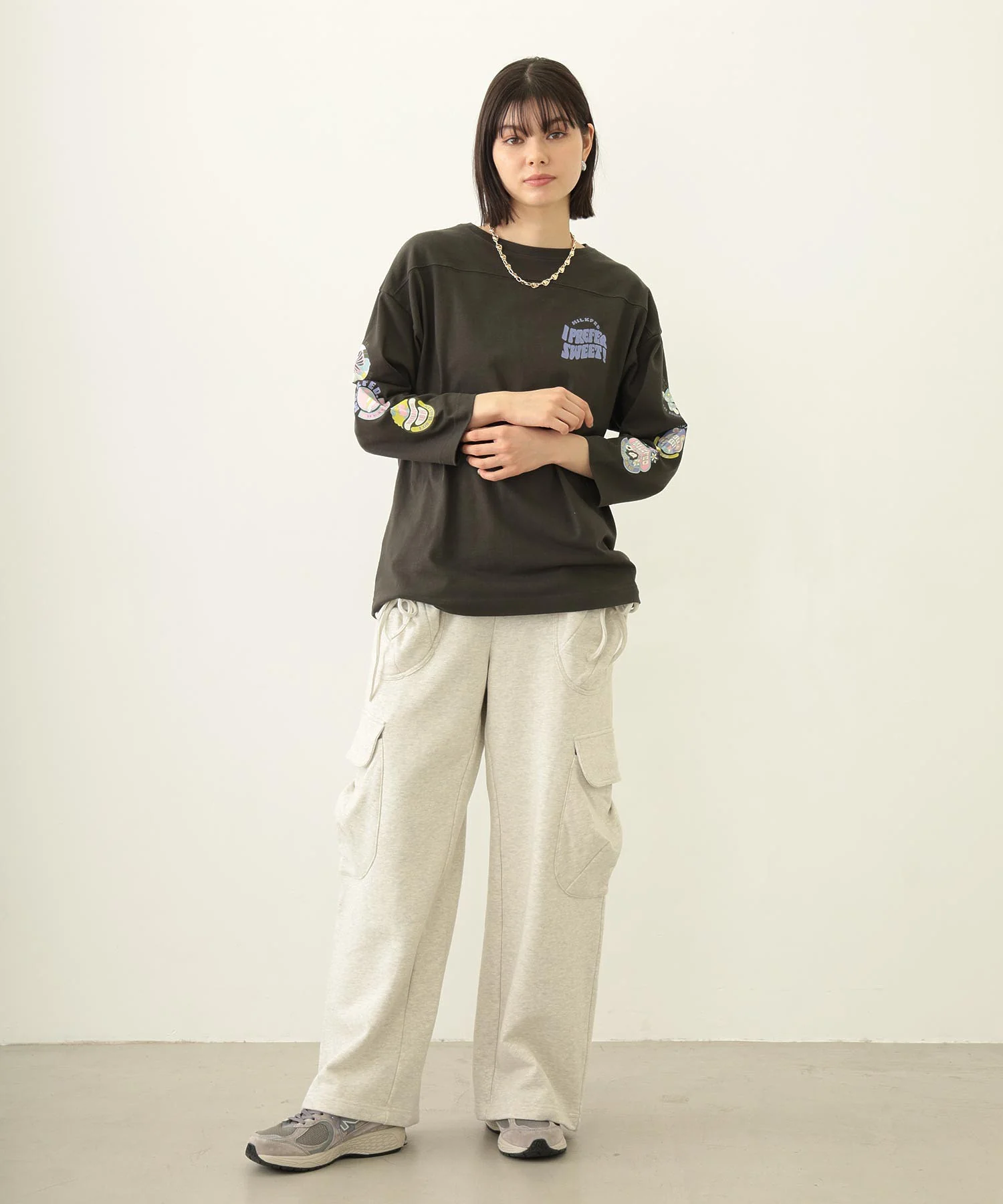 70S LOGO THREE QUARTER SLEEVE TOP - Image 43