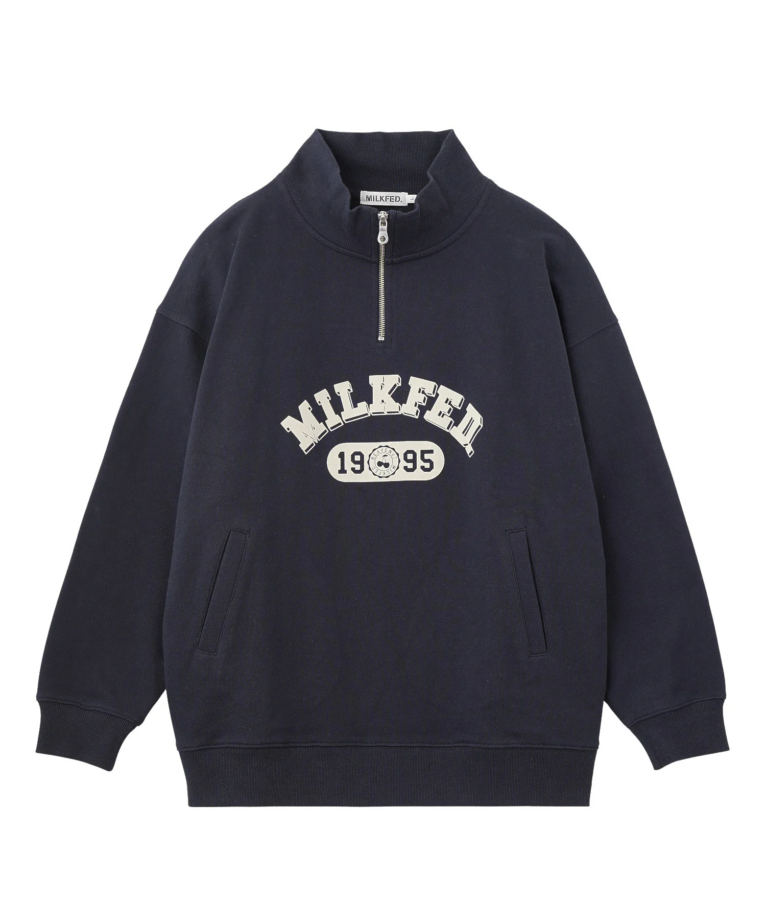 COLLEGE LOGO HALF ZIP TOP - Image 3