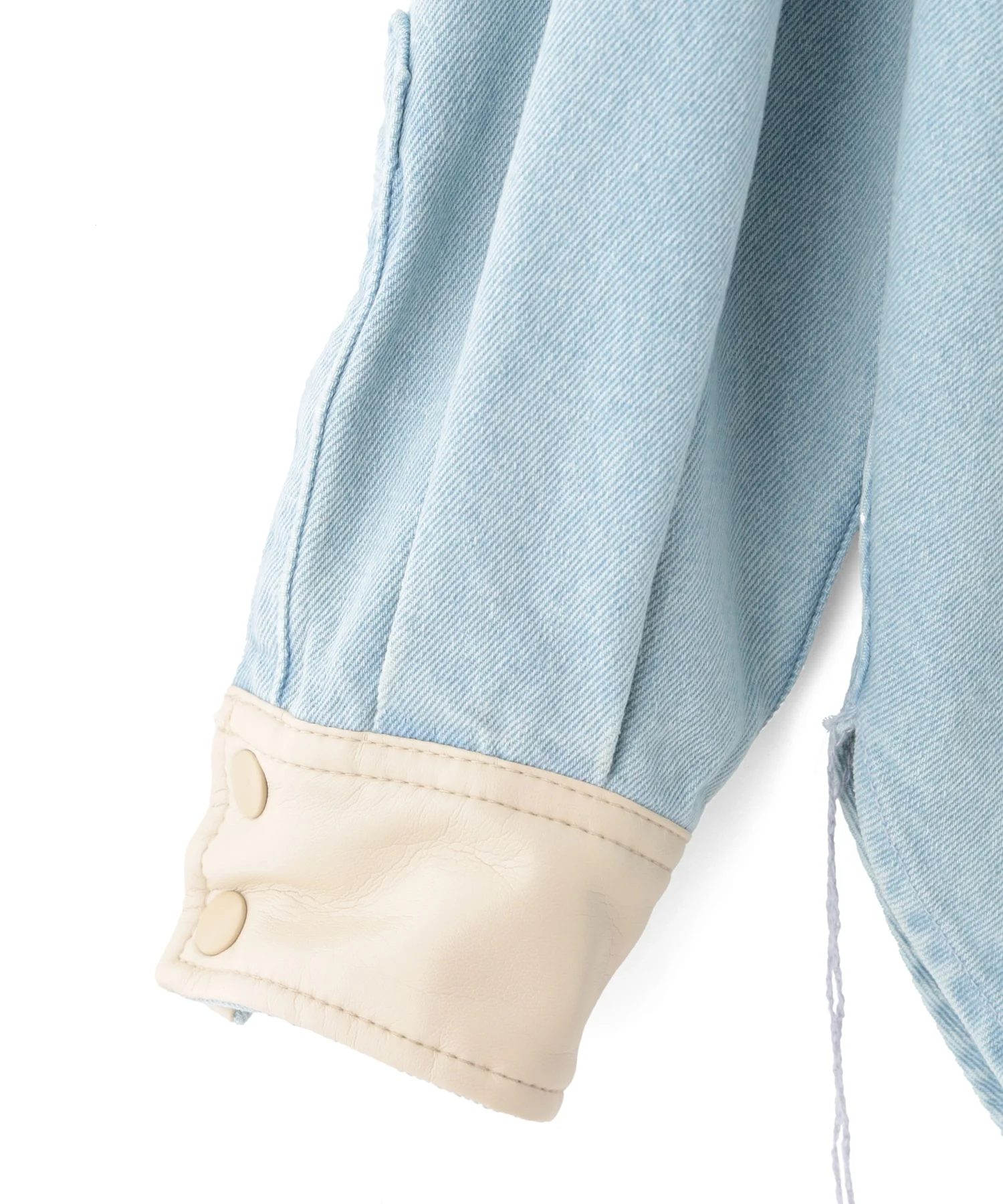 WIDE DENIM SHIRT - Image 36