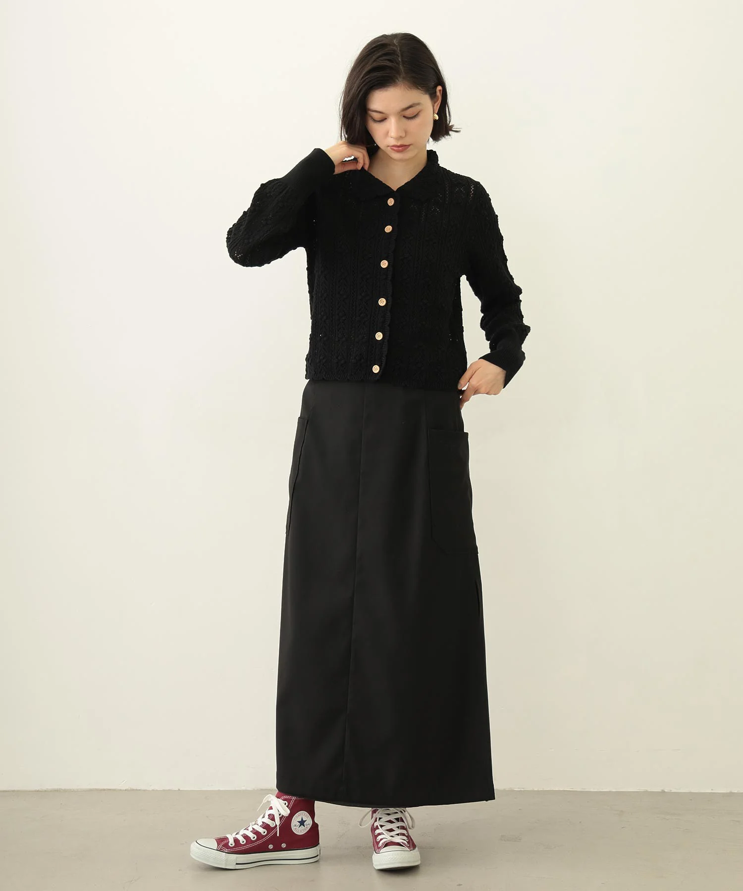 OPENWORK KNIT CARDIGAN - Image 26