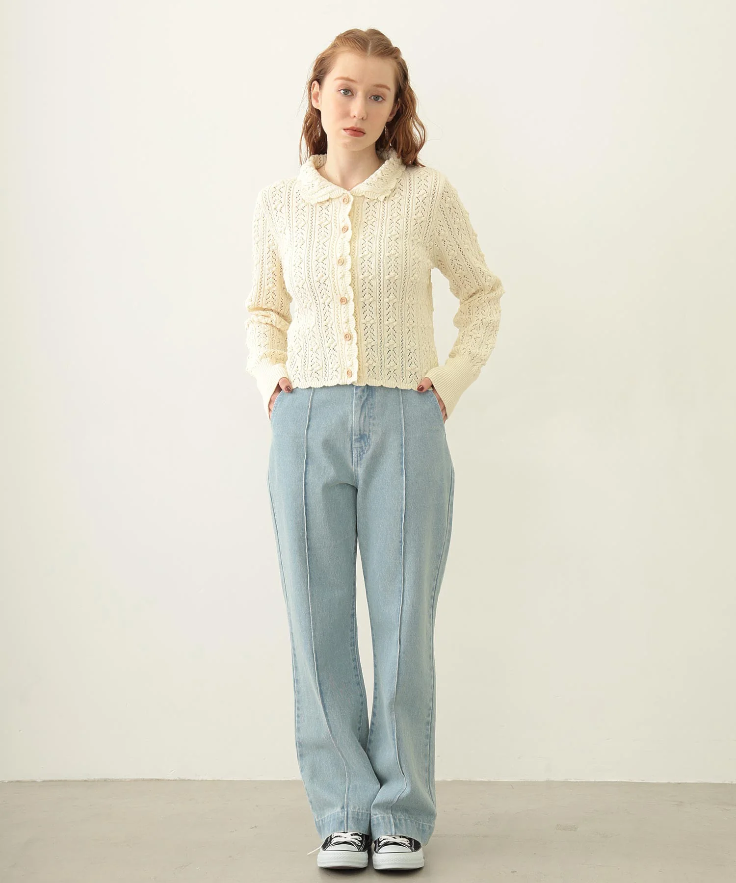 OPENWORK KNIT CARDIGAN - Image 9