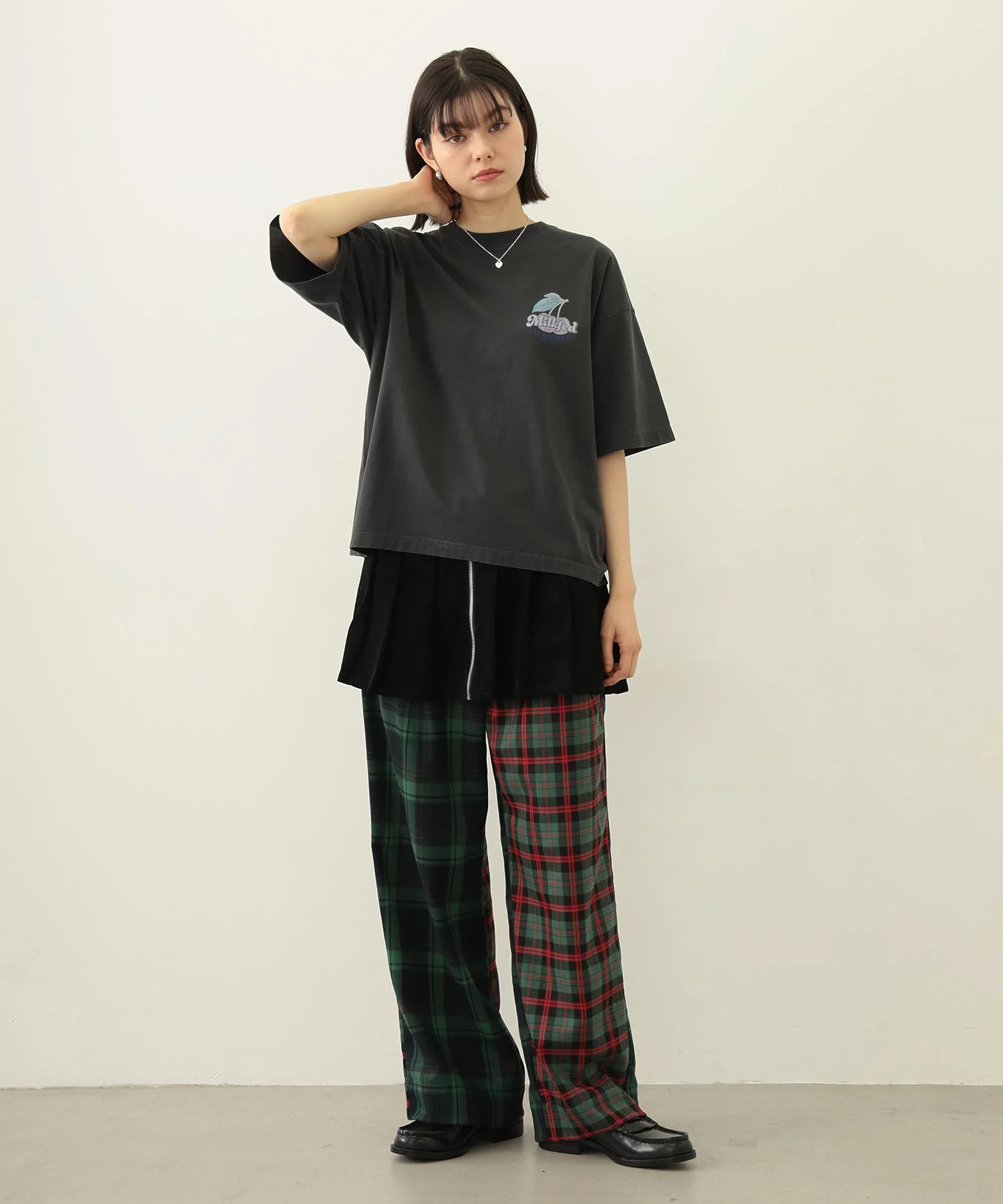 COMBINATION PLAID PANTS - Image 12