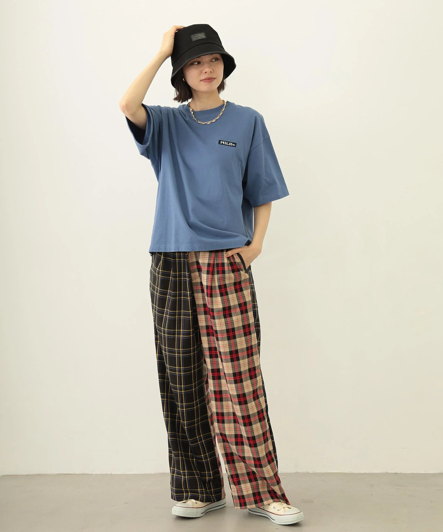 COMBINATION PLAID PANTS - Image 21