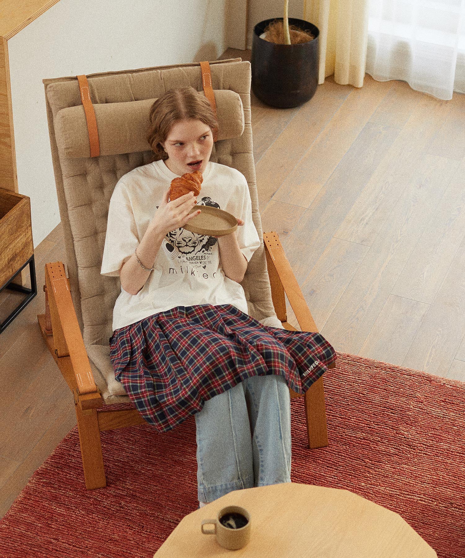 PLEATED PLAID SKIRT - Image 107
