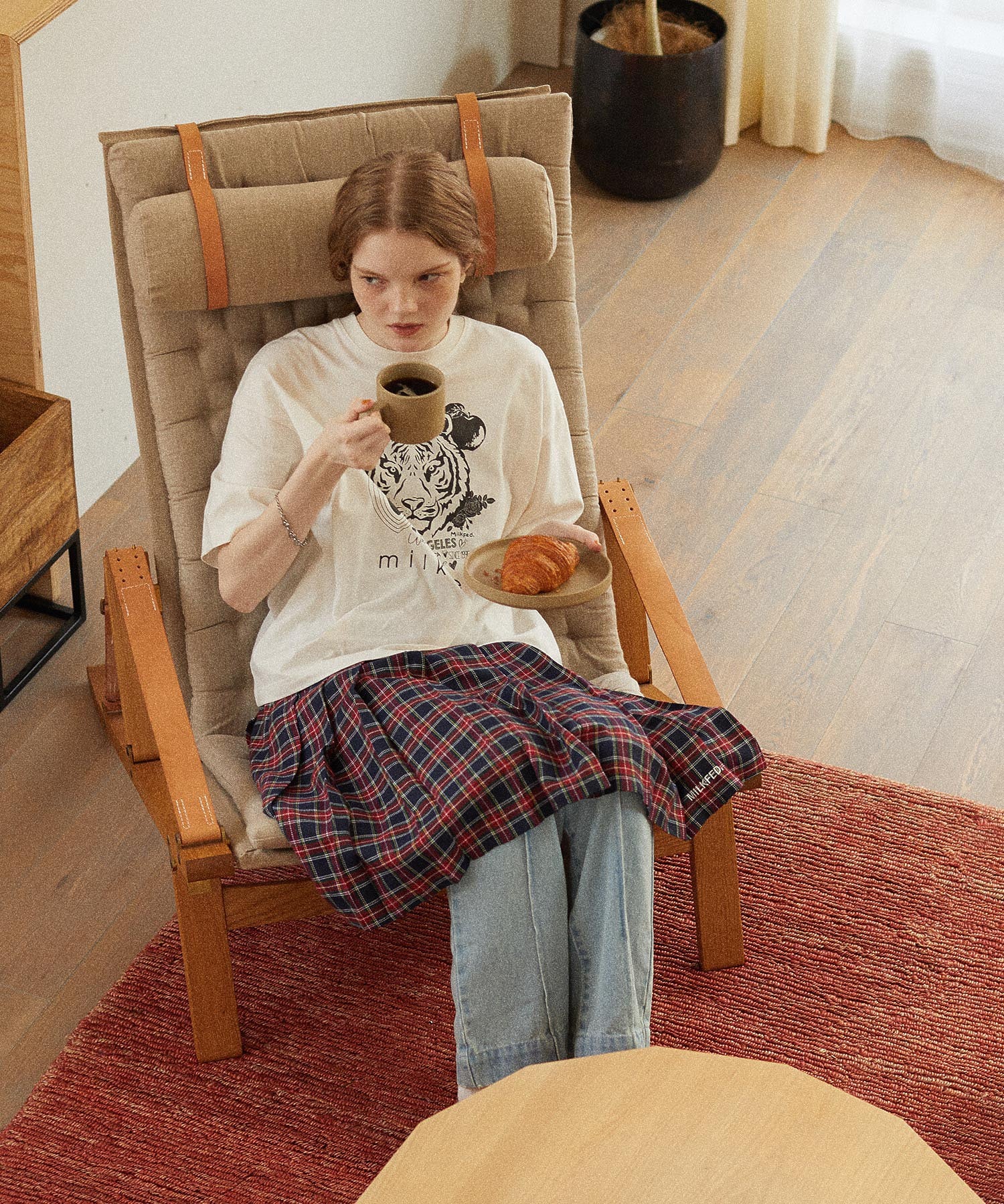 PLEATED PLAID SKIRT - Image 110