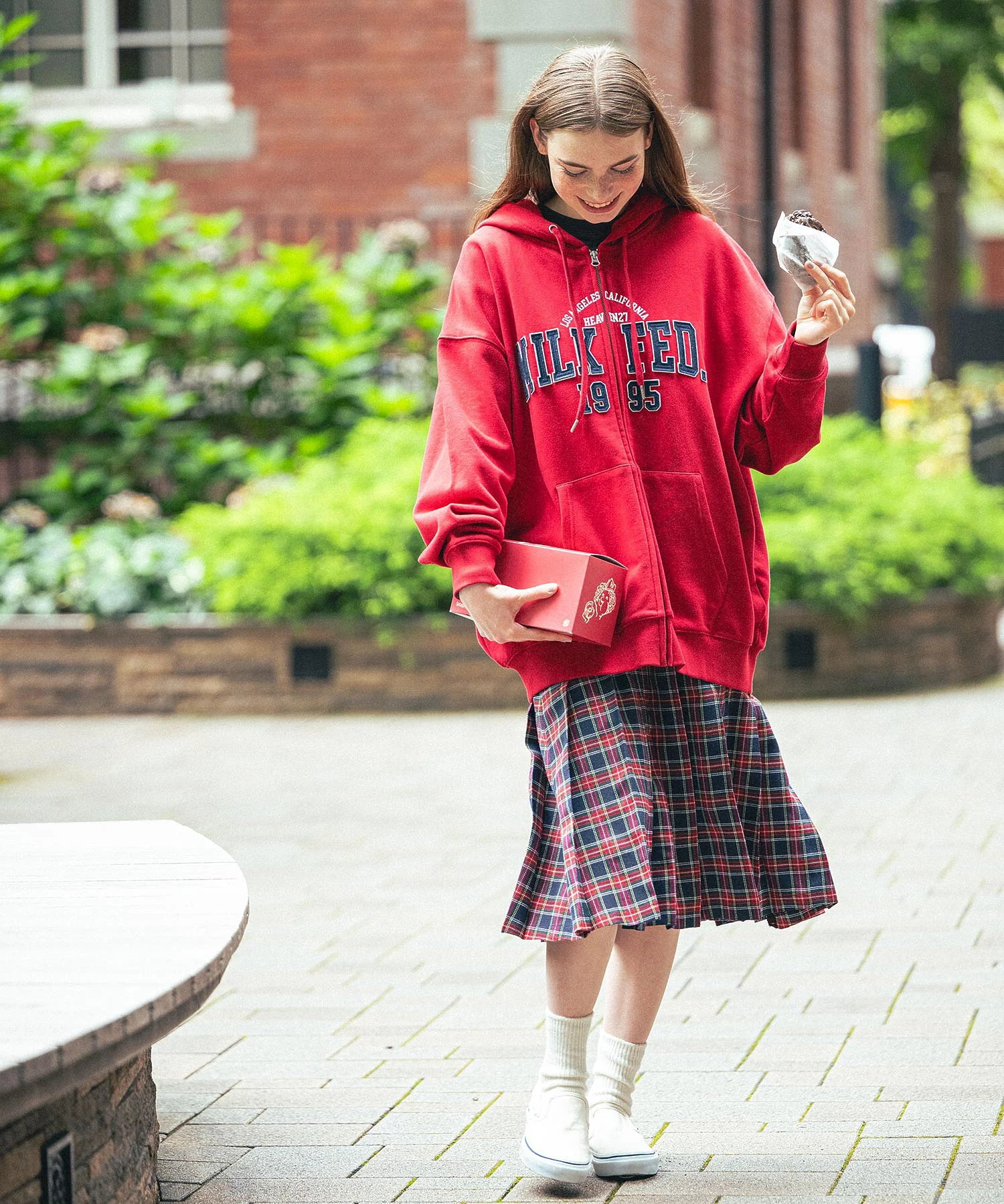 PLEATED PLAID SKIRT - Image 128