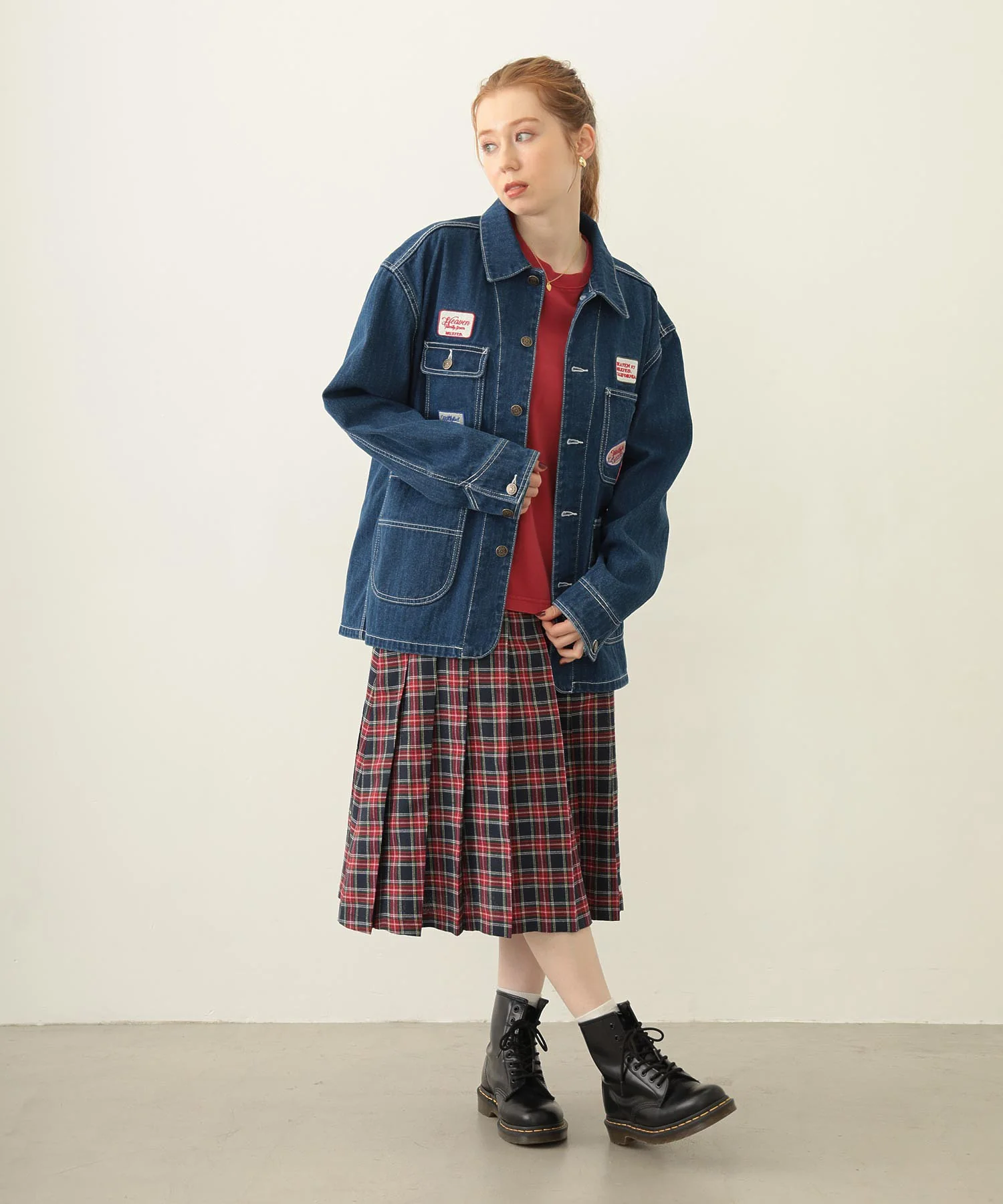 PLEATED PLAID SKIRT - Image 22