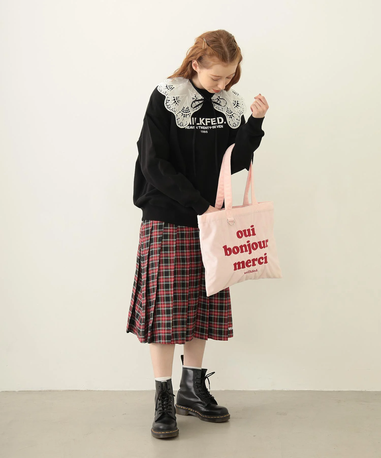 PLEATED PLAID SKIRT - Image 29