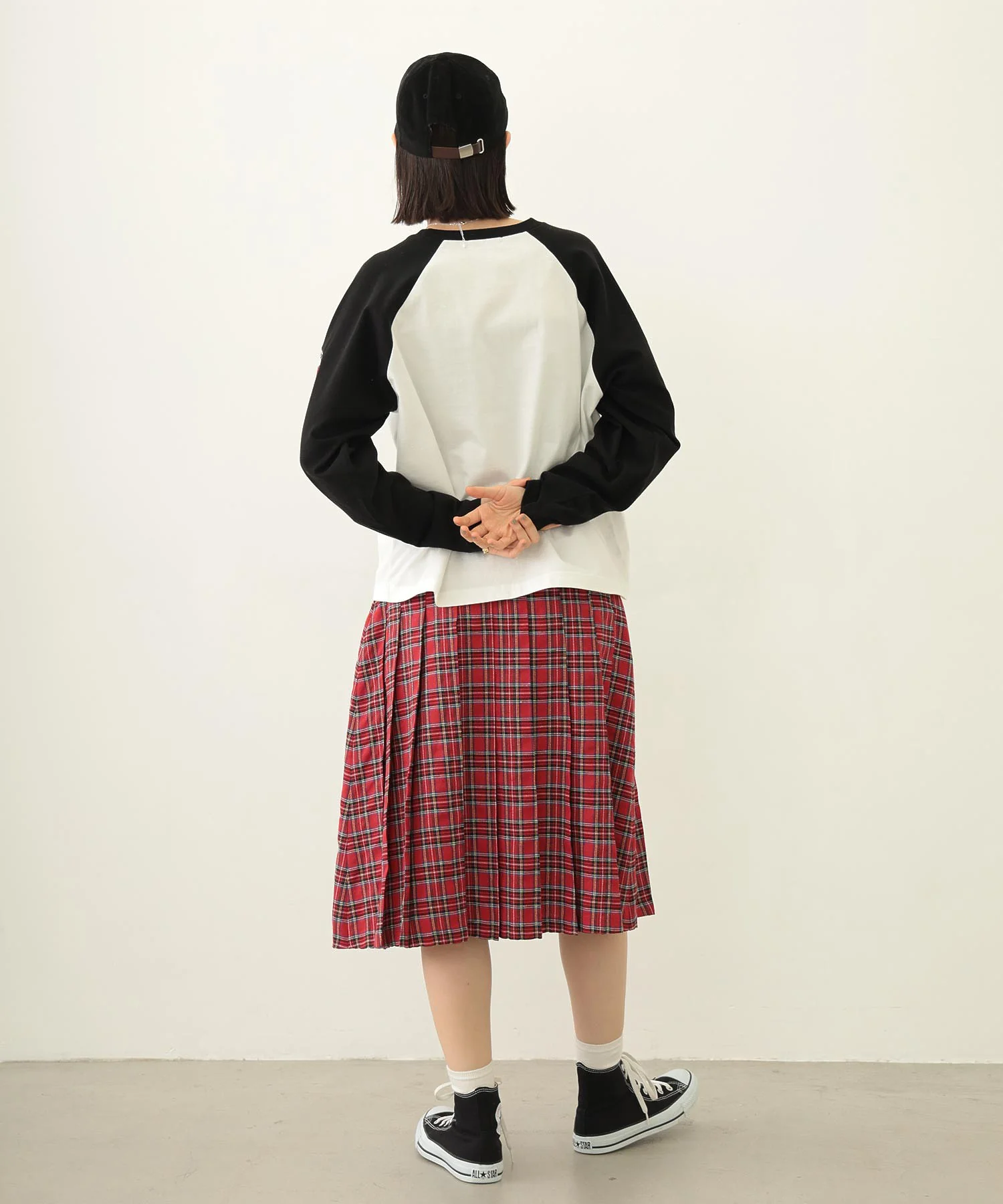 PLEATED PLAID SKIRT - Image 53