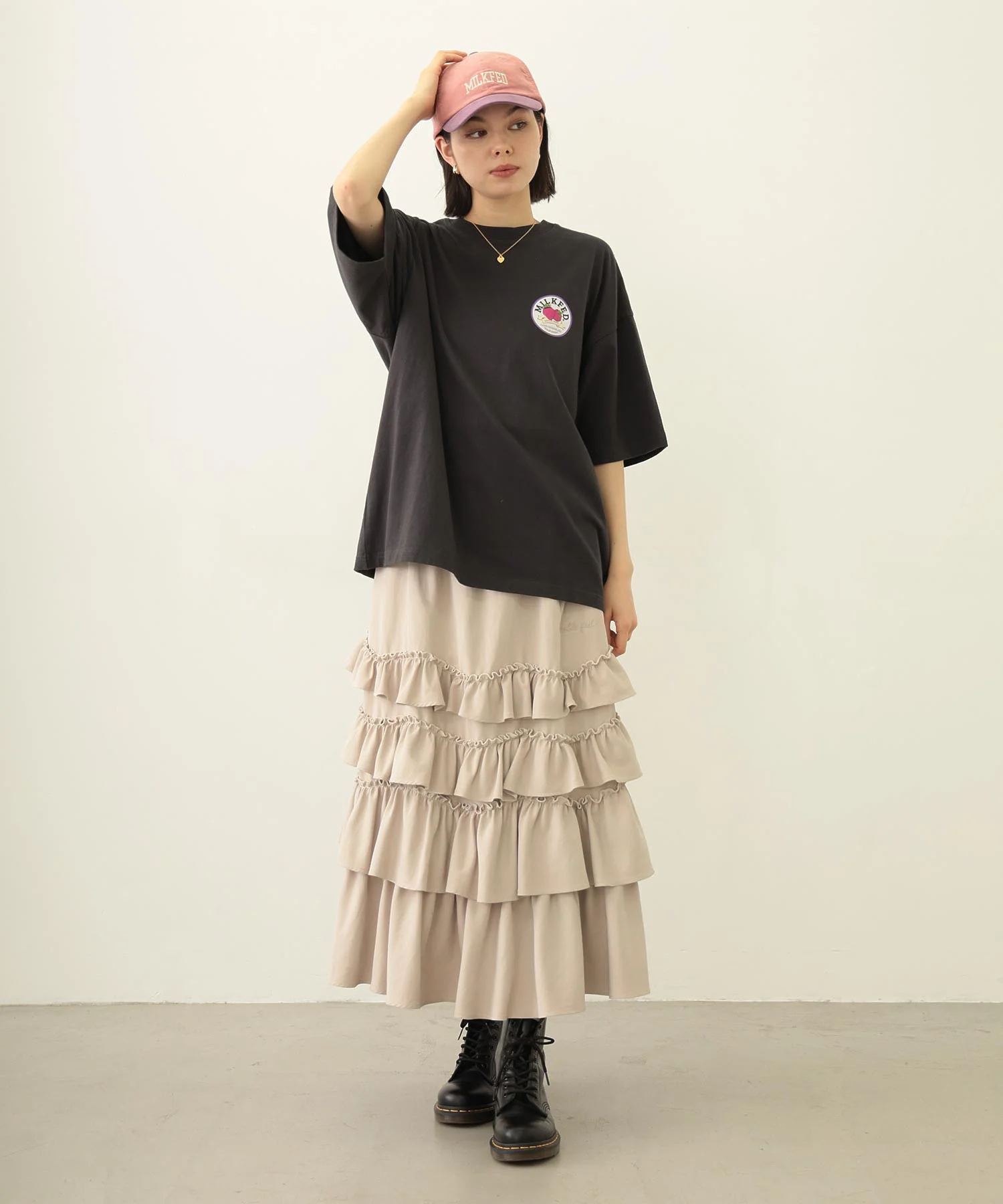 SOLID DIRNDL SKIRT - Image 8