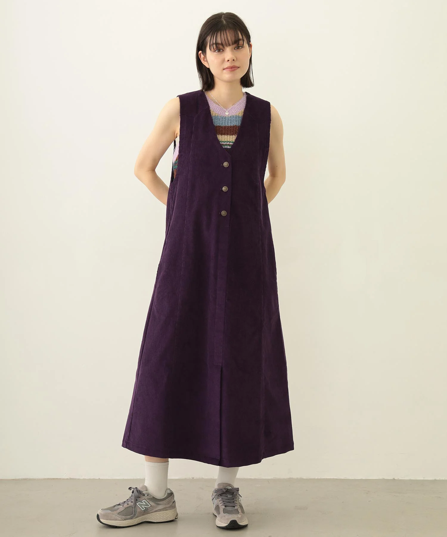 CORDUROY JUMPER SKIRT - Image 15