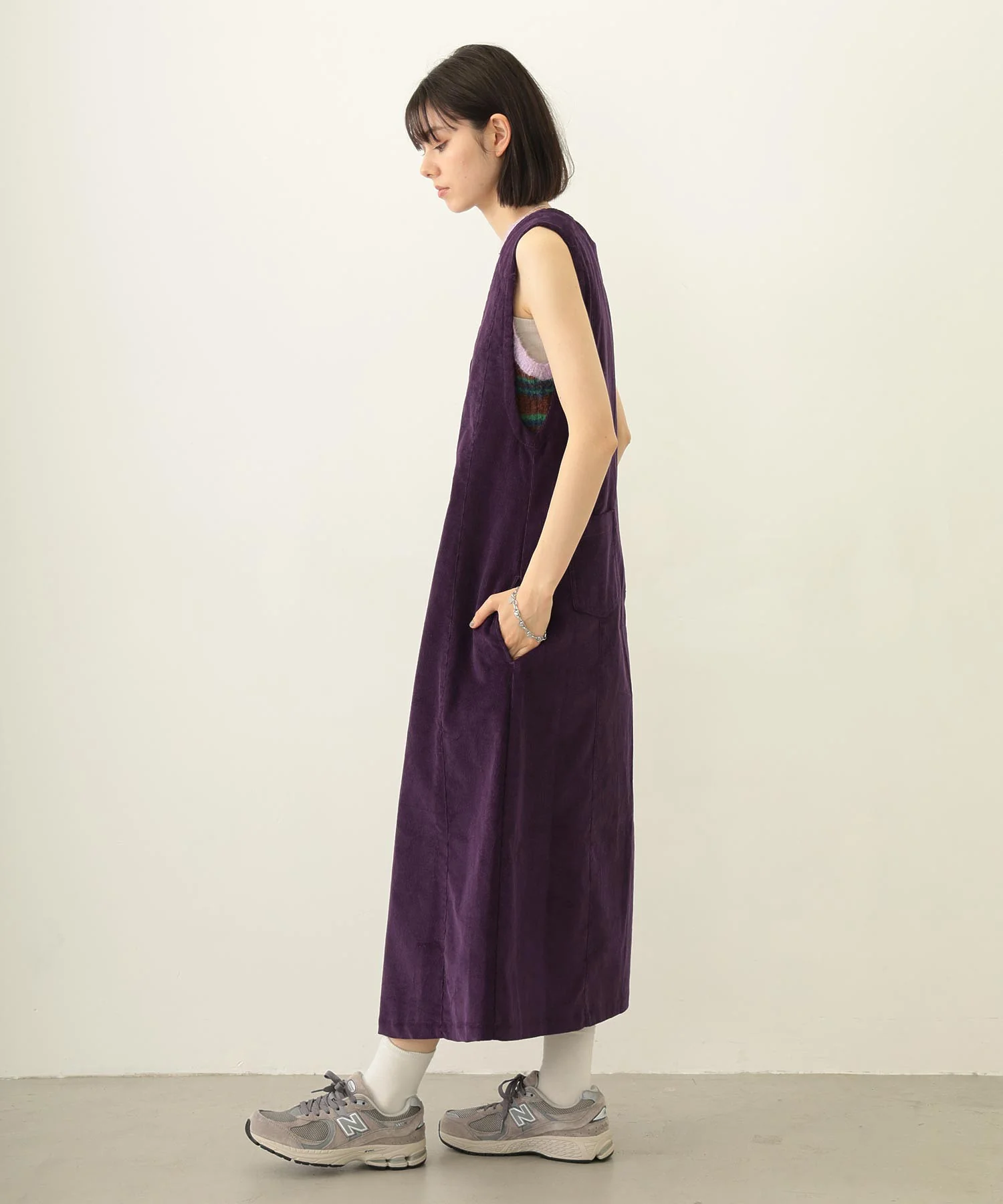 CORDUROY JUMPER SKIRT - Image 17
