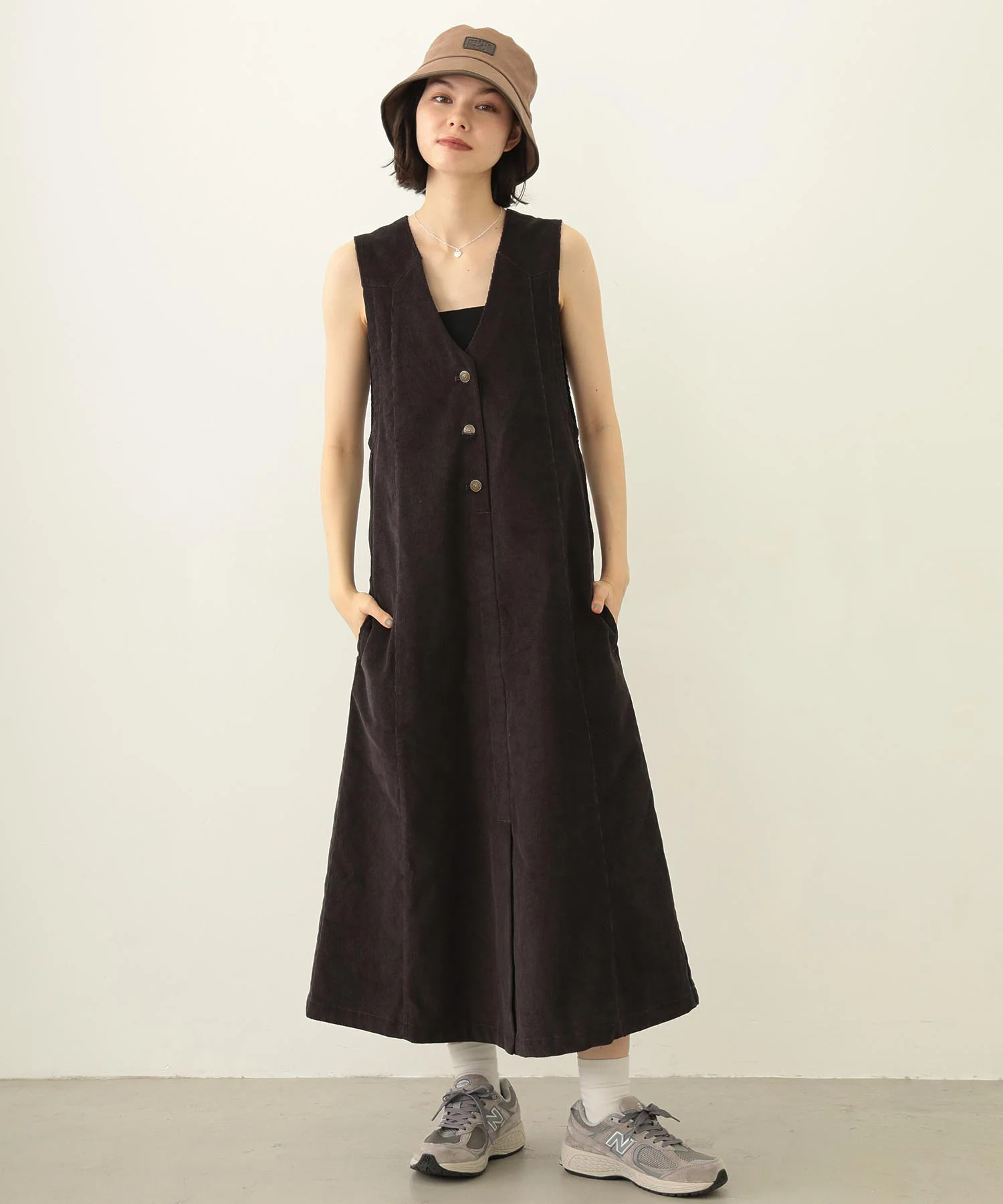 CORDUROY JUMPER SKIRT - Image 8