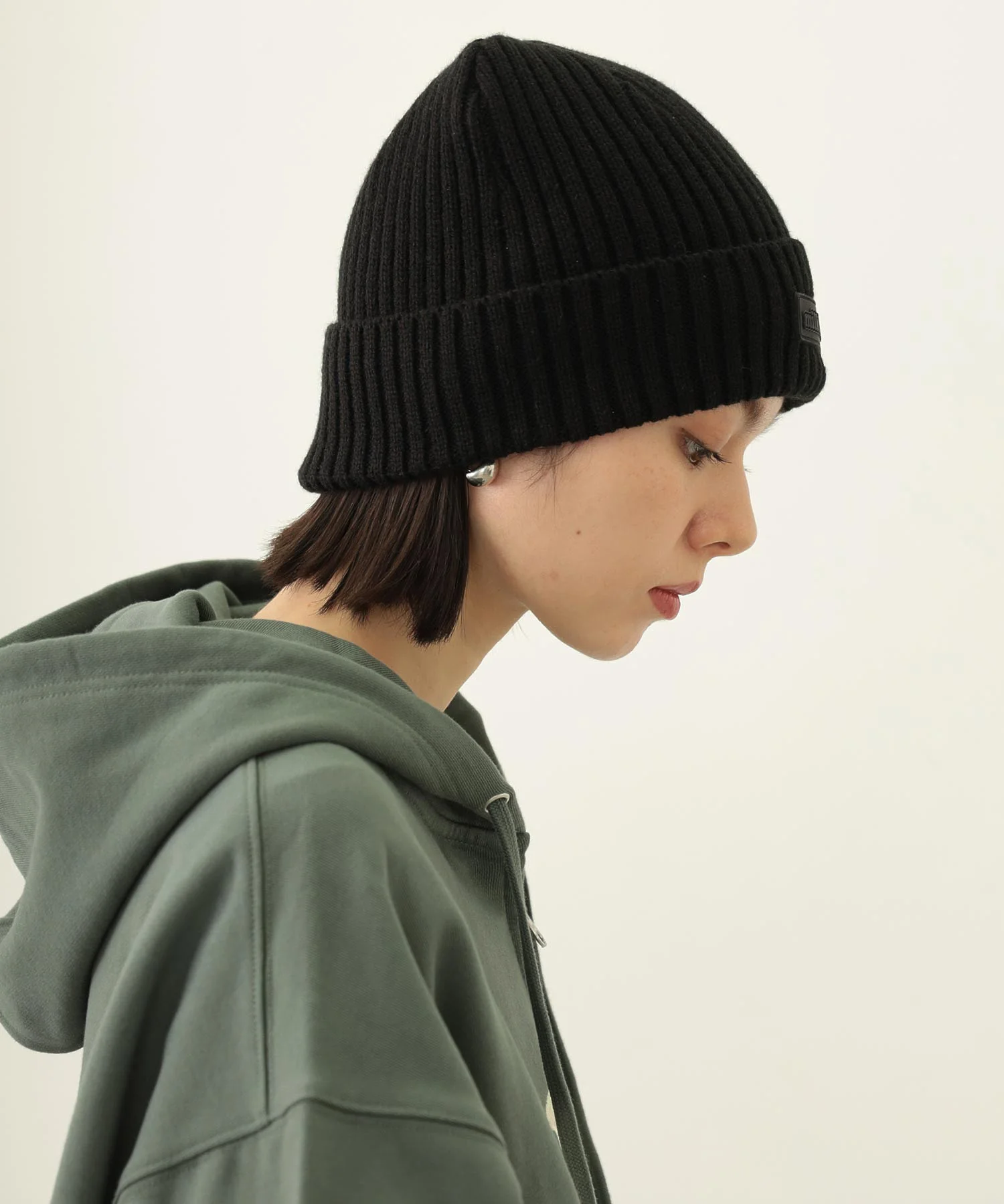 RUBBER PATCH KNIT CAP - Image 17