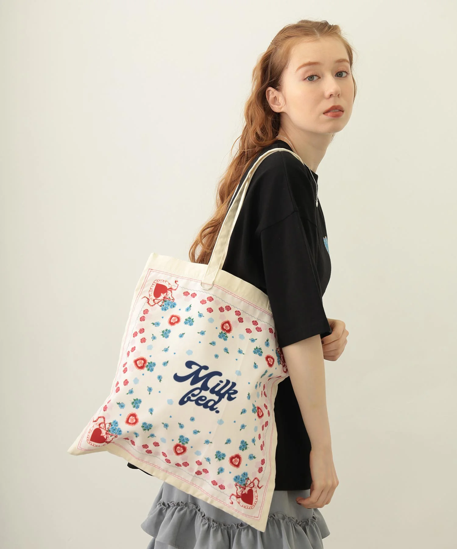 FLOWER PATTERN BANDANA BAG - Image 4