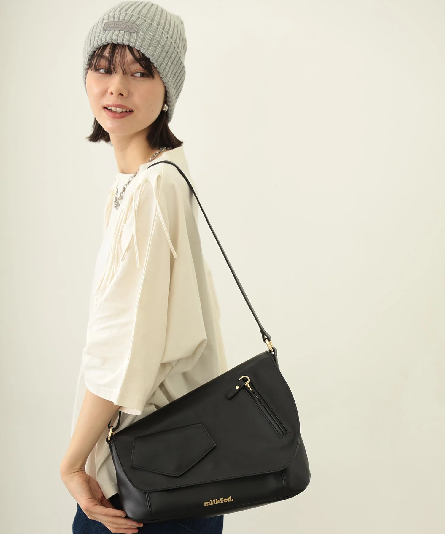 ASYMMETRY FLAP BAG - Image 29