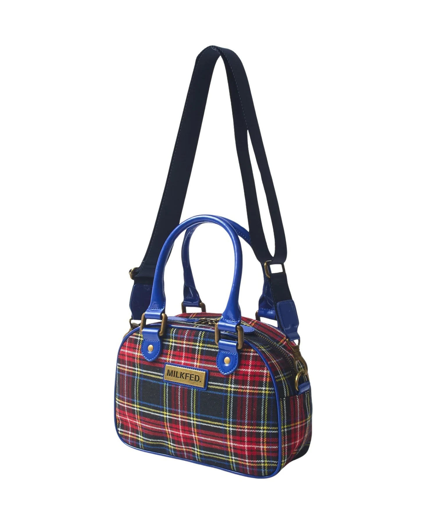 PLAID PATTERN BOSTON BAG - Image 4