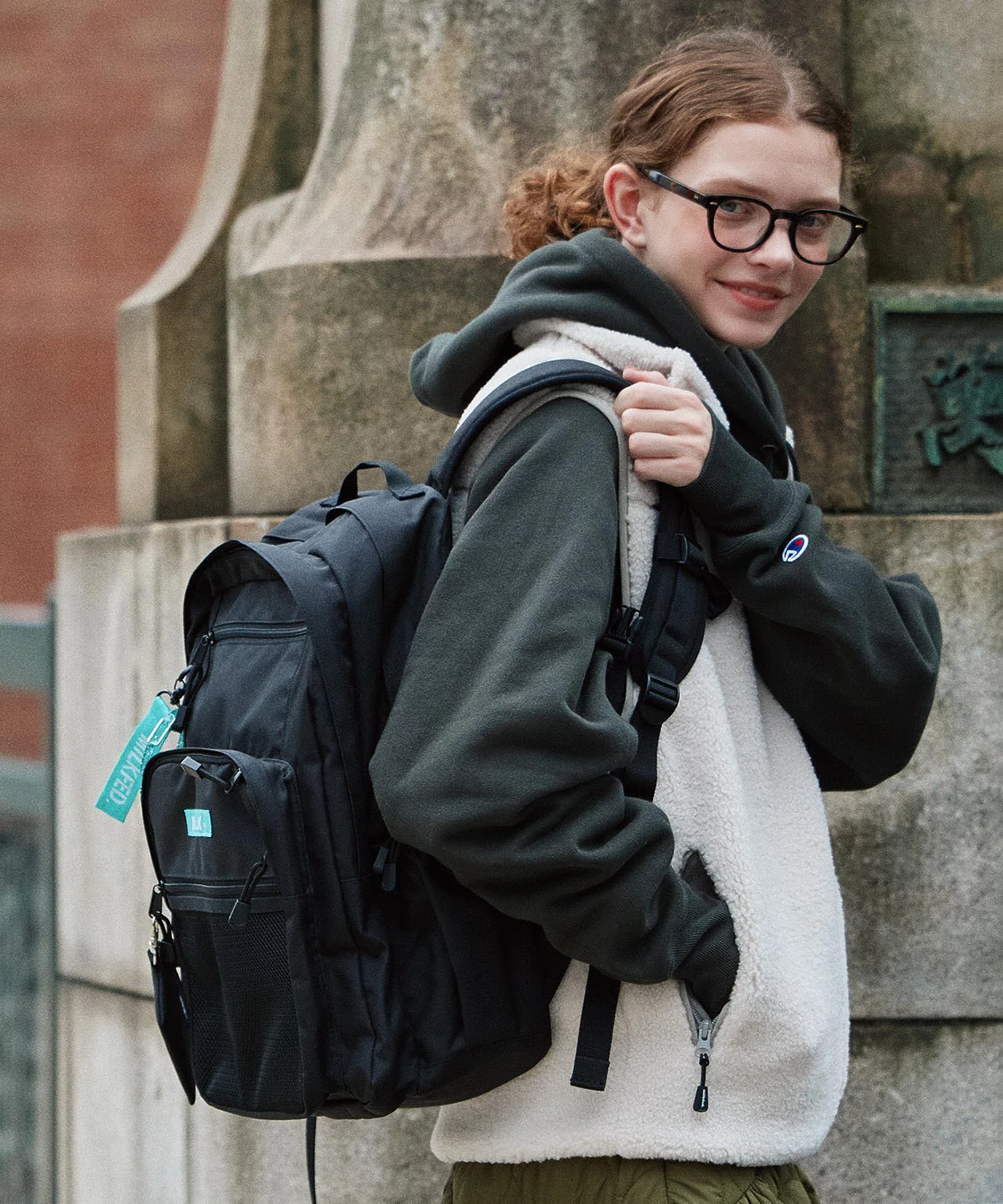 W ZIP BACKPACK LtGREEN - Image 44