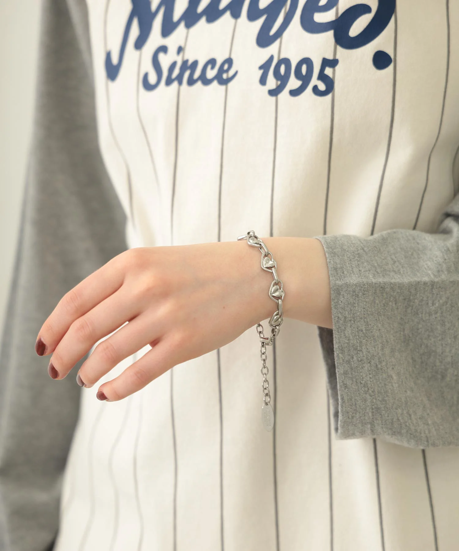 HEART CHAIN BRACELET - Image 2