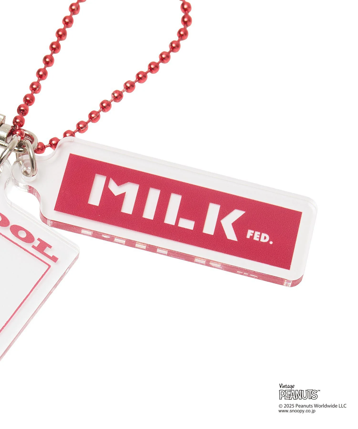MILKFED. × PEANUTS JOE COOL COMIC KEYCHAIN - Image 6