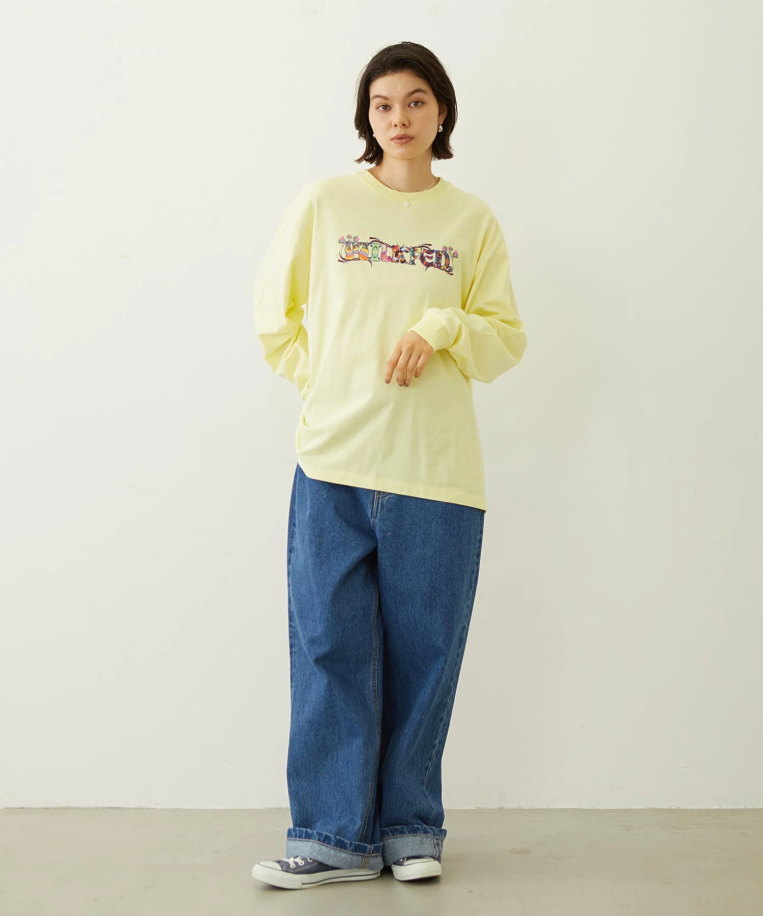 PATTERNED LOGO L/S TEE - Image 10