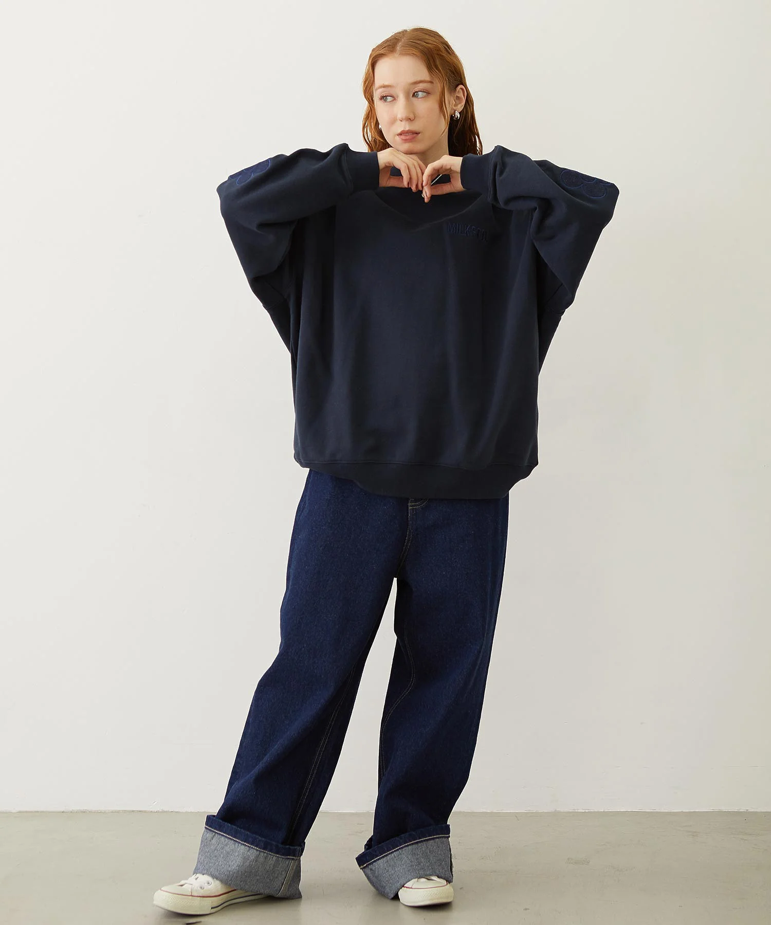 FLOWER ELBOW PATCH SWEAT TOP - Image 21