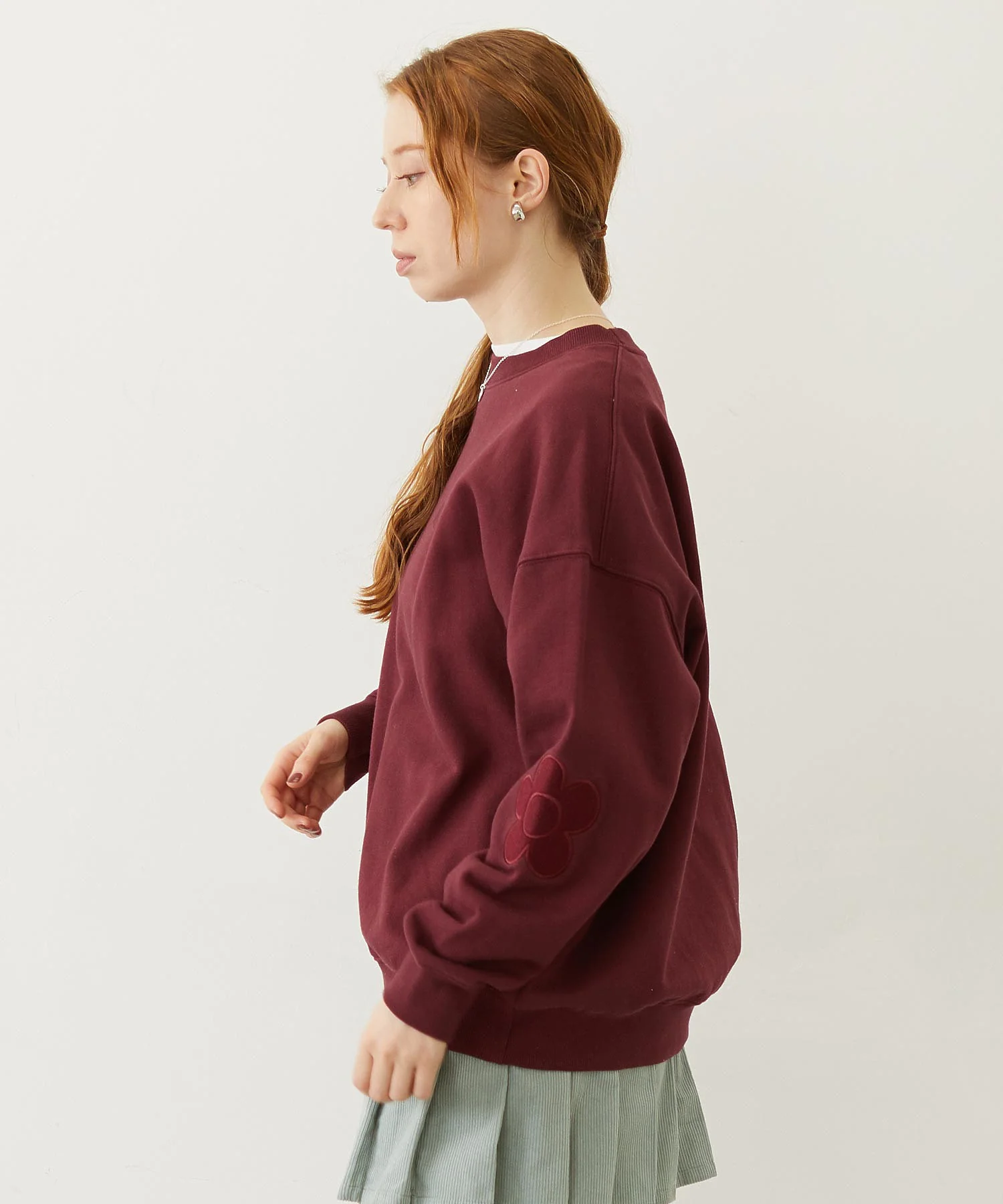 FLOWER ELBOW PATCH SWEAT TOP - Image 30