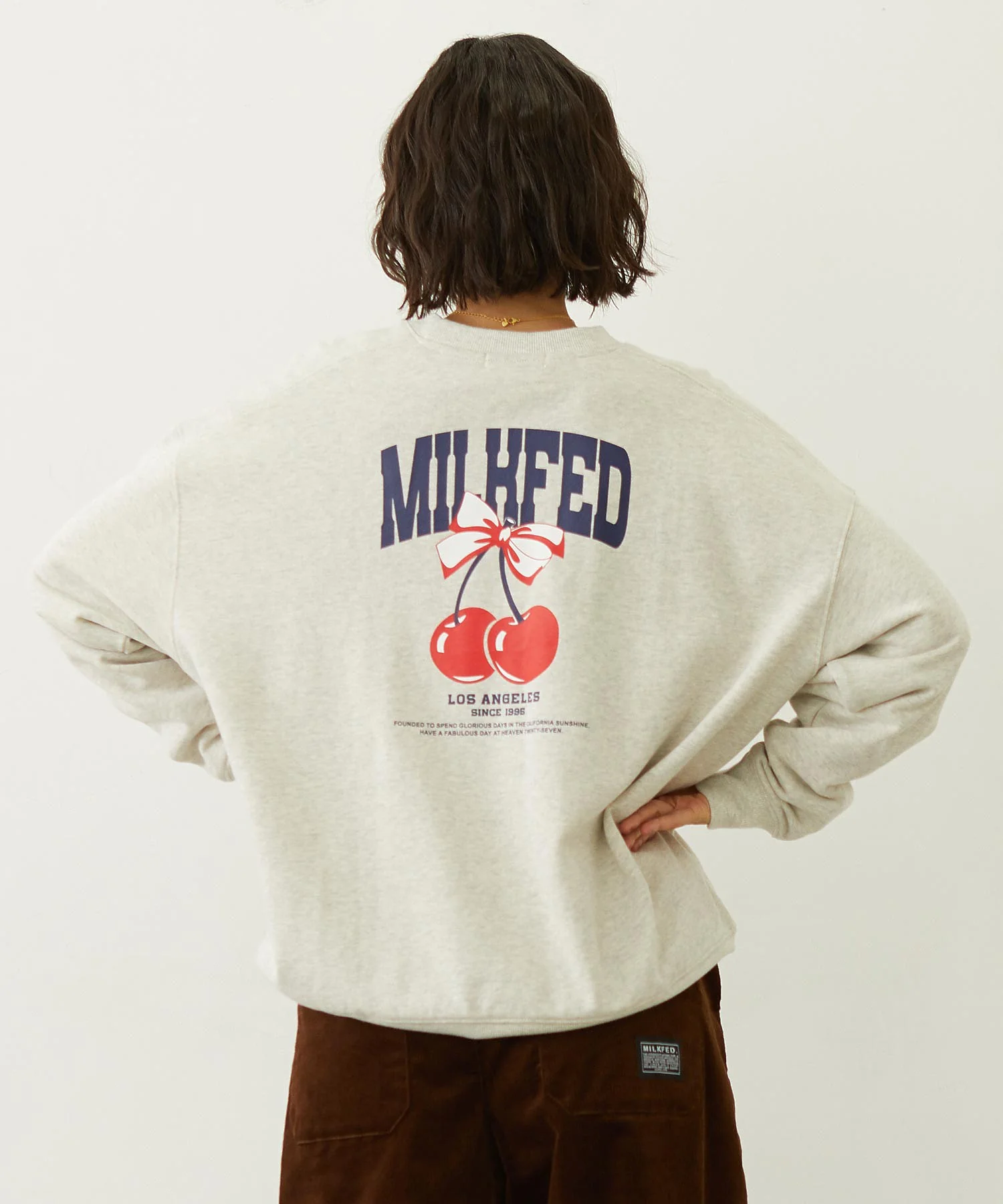 RIBBON AND CHERRY SWEAT TOP - Image 5