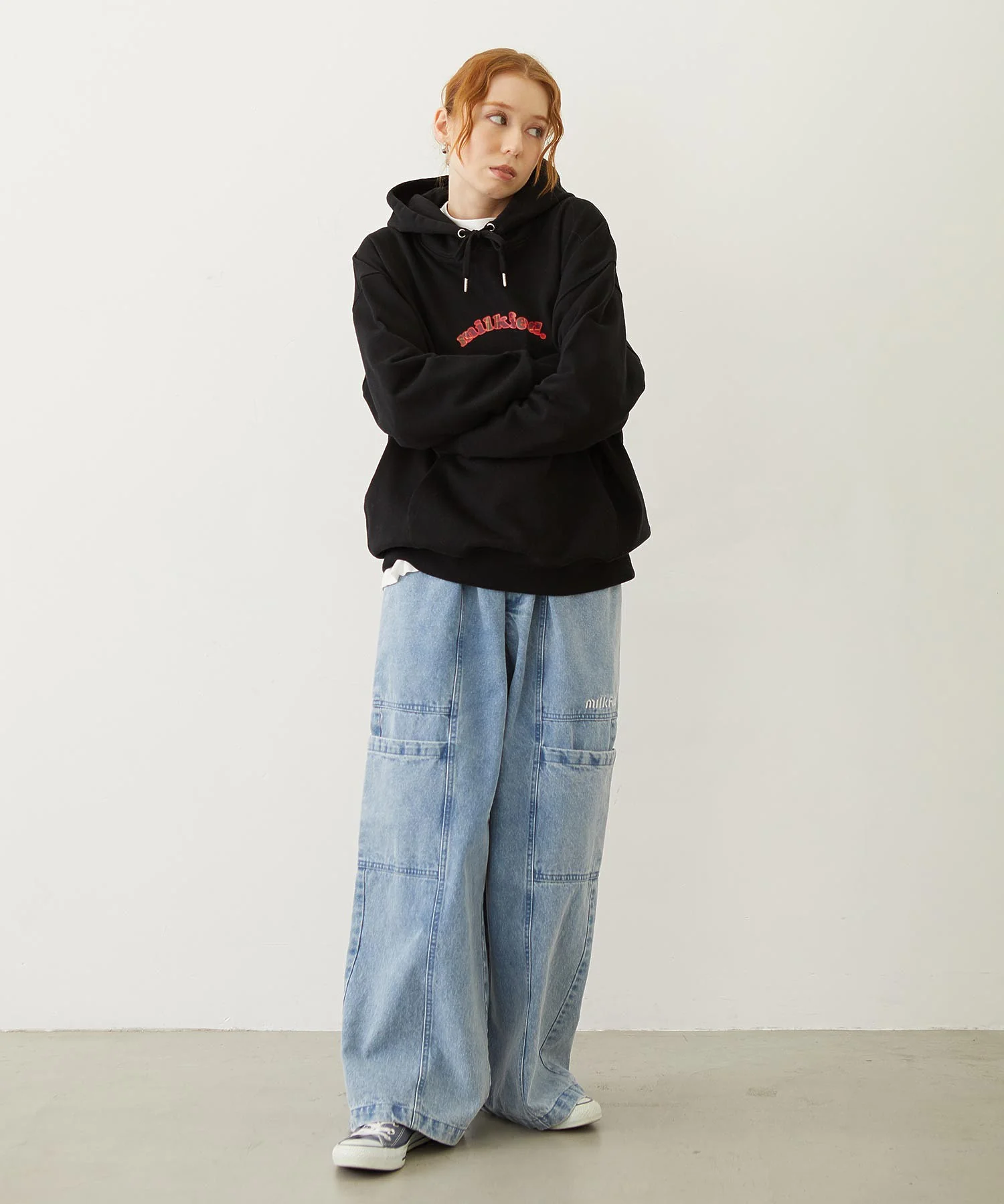 PLAID HEART SWEAT HOODIE - Image 11