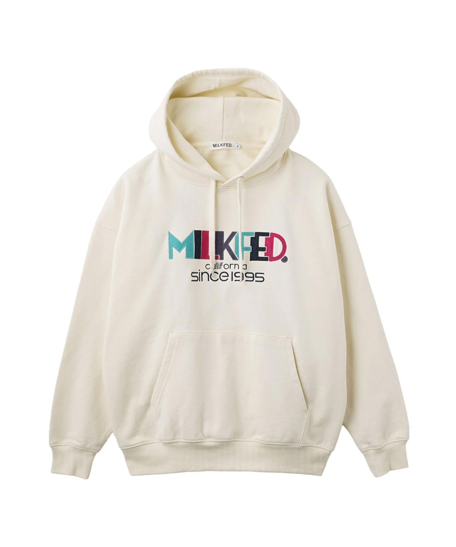 RETRO LOGO FELT PATCH SWEAT HOODIE - Image 2